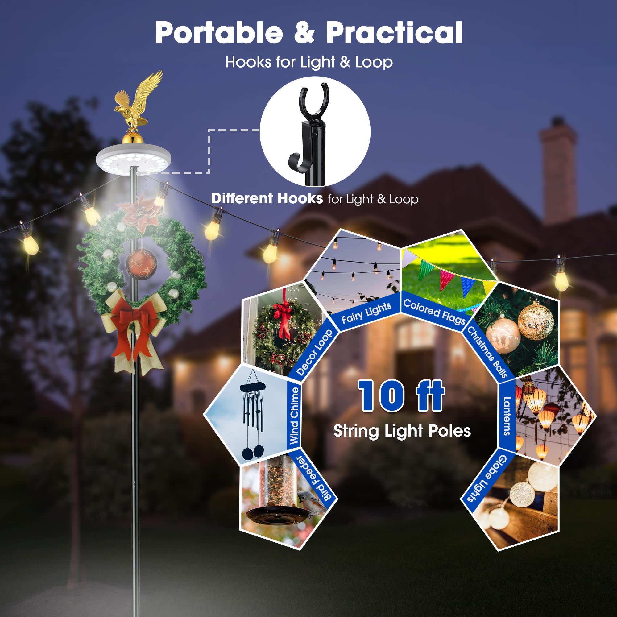 Yescom 07SSP004-LAM-POLE-LO Landscape-Lighting-Stakes - View #6