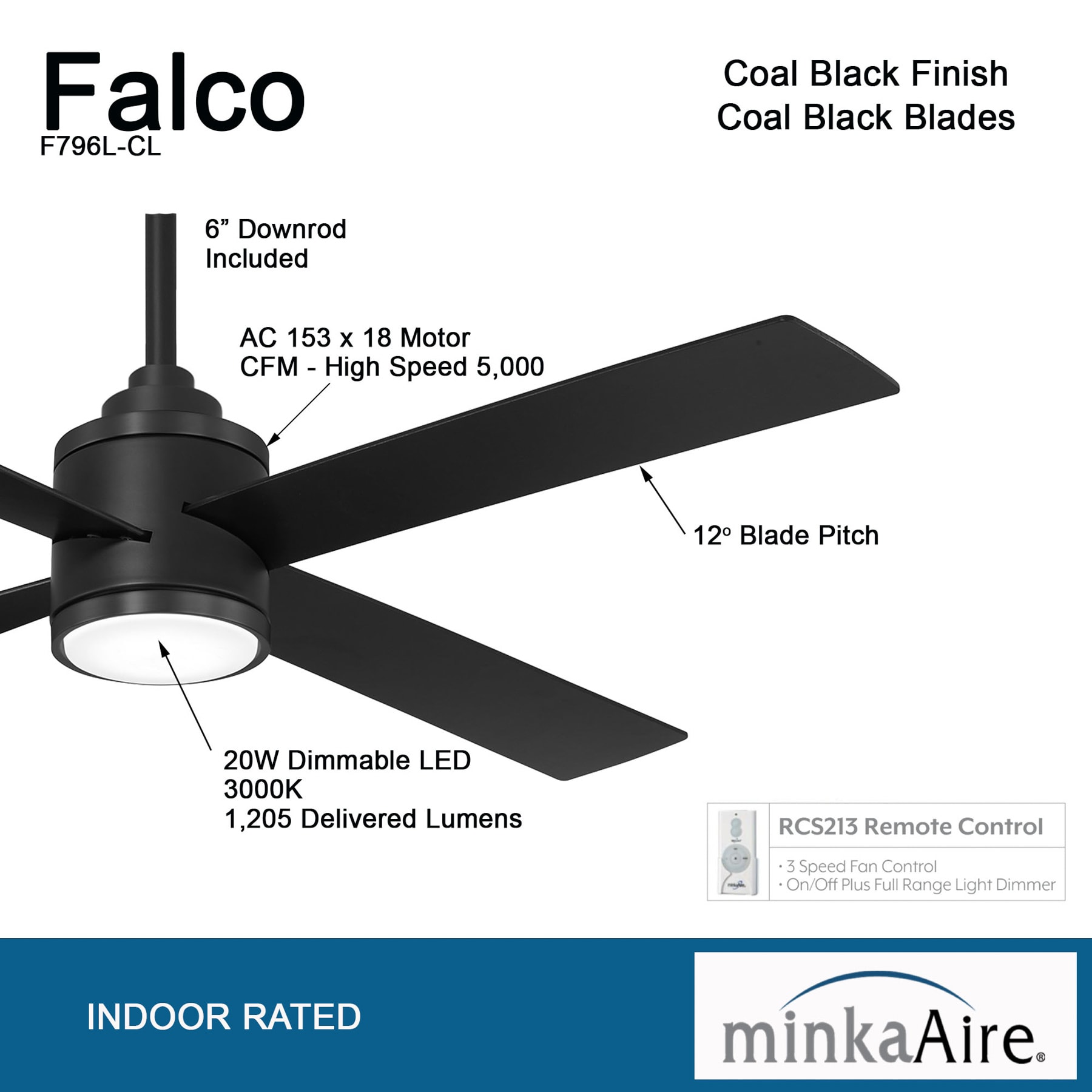 Minka Aire F796L-CL Ceiling-Fans - View #5