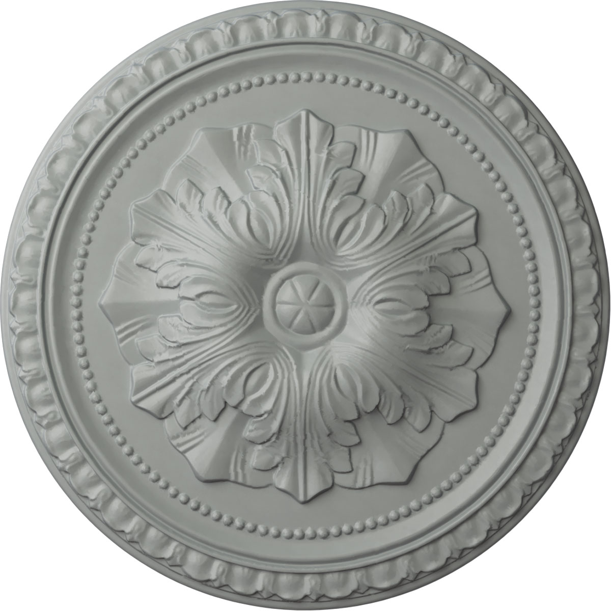 Ekena Millwork CM18RI Richmond 18-in W x 18-in L Architectural Polyurethane Whole Ceiling Medallion