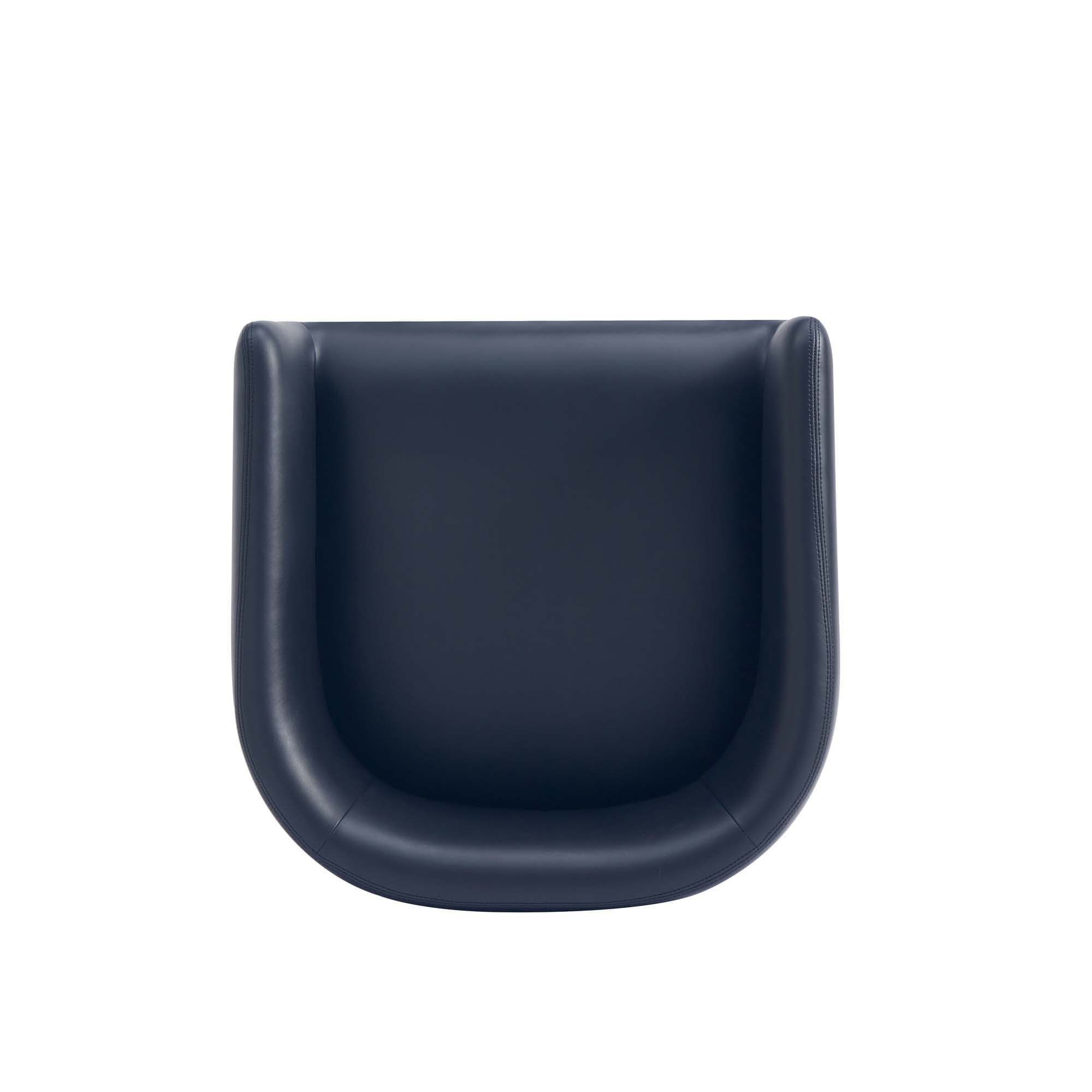 Set of 3 Black Leather and Gold Metal Barstools