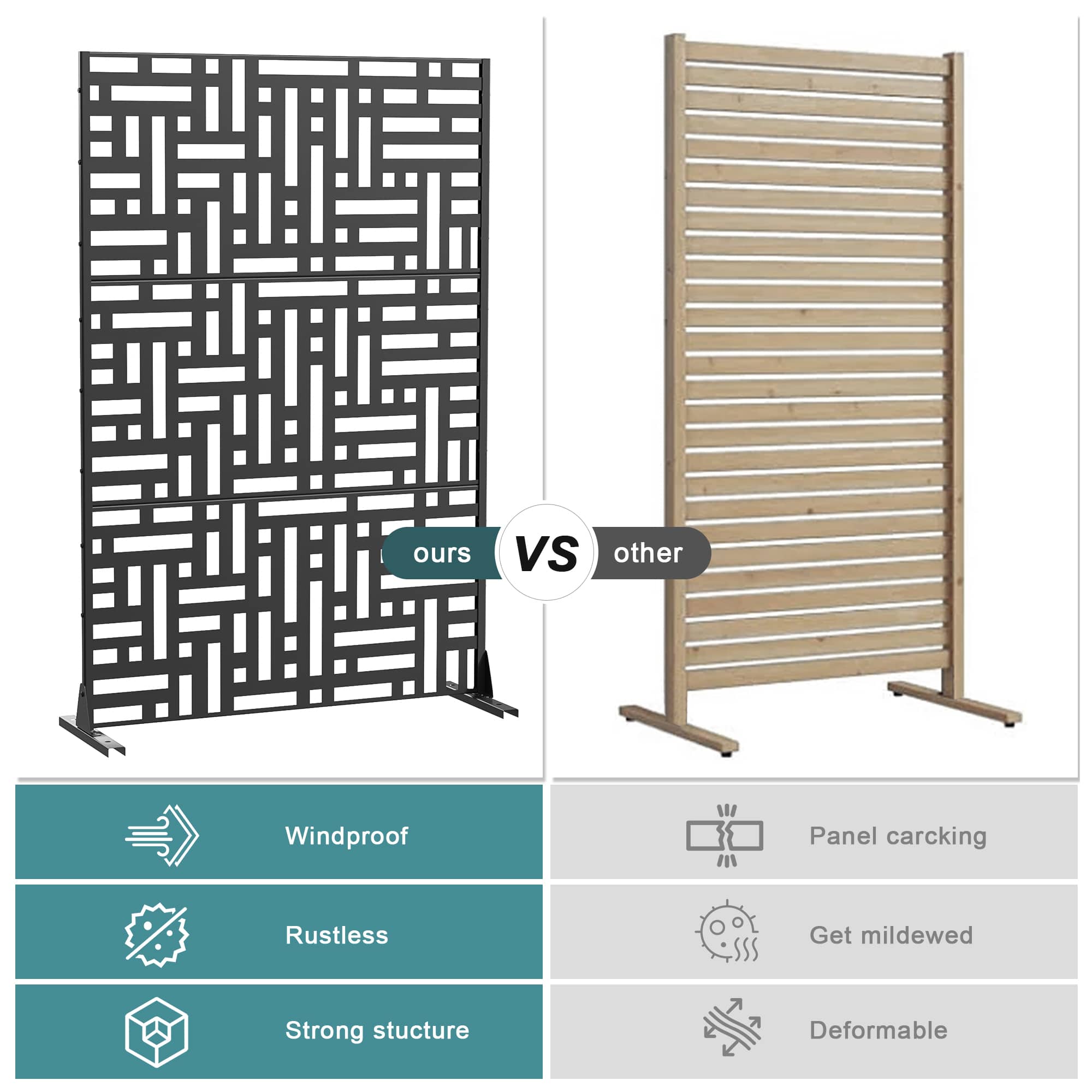 Aveyas LW0406-SYJPF-2 Outdoor-Privacy-Screen - View #7