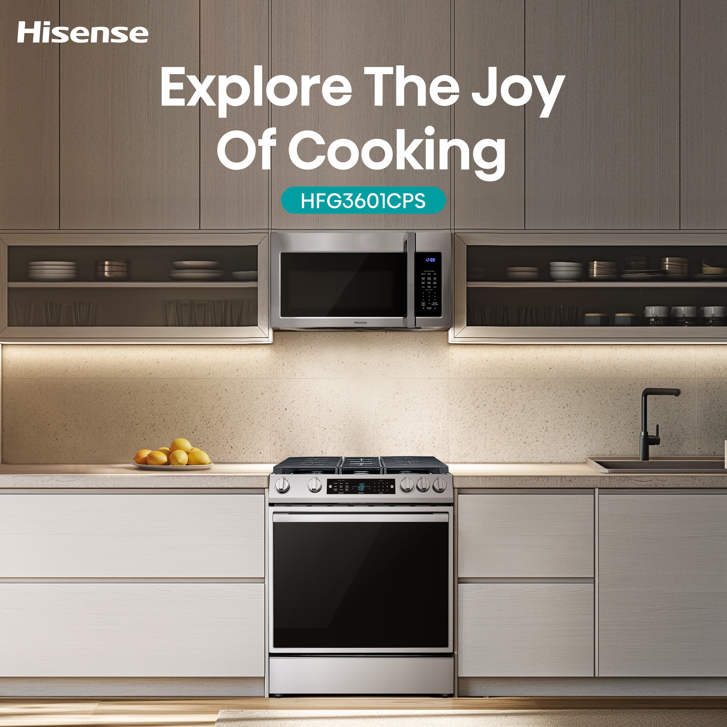 Hisense HFG3601CPS Freestanding-Gas-Ranges - View #3