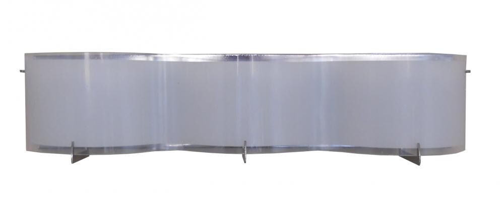 Whitfield Lighting LEDVL2021-3CH Jean 22.5-in 3-Light Chrome LED Transitional Vanity Light