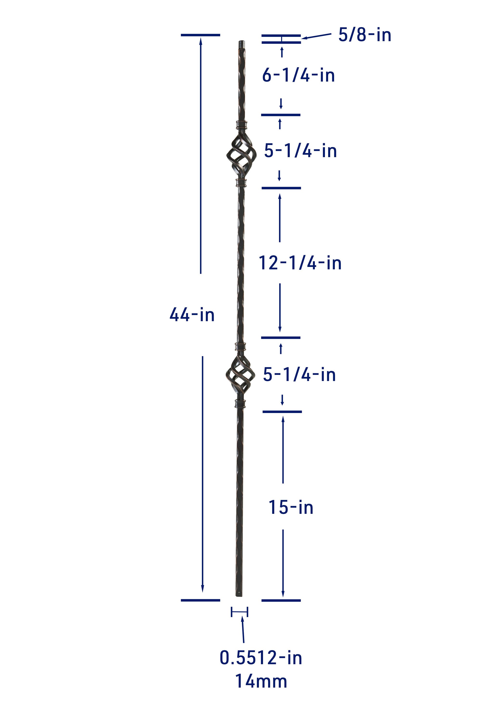 Crown Heritage 4581002RC44 Interior-Stairpart-Balusters - View #4