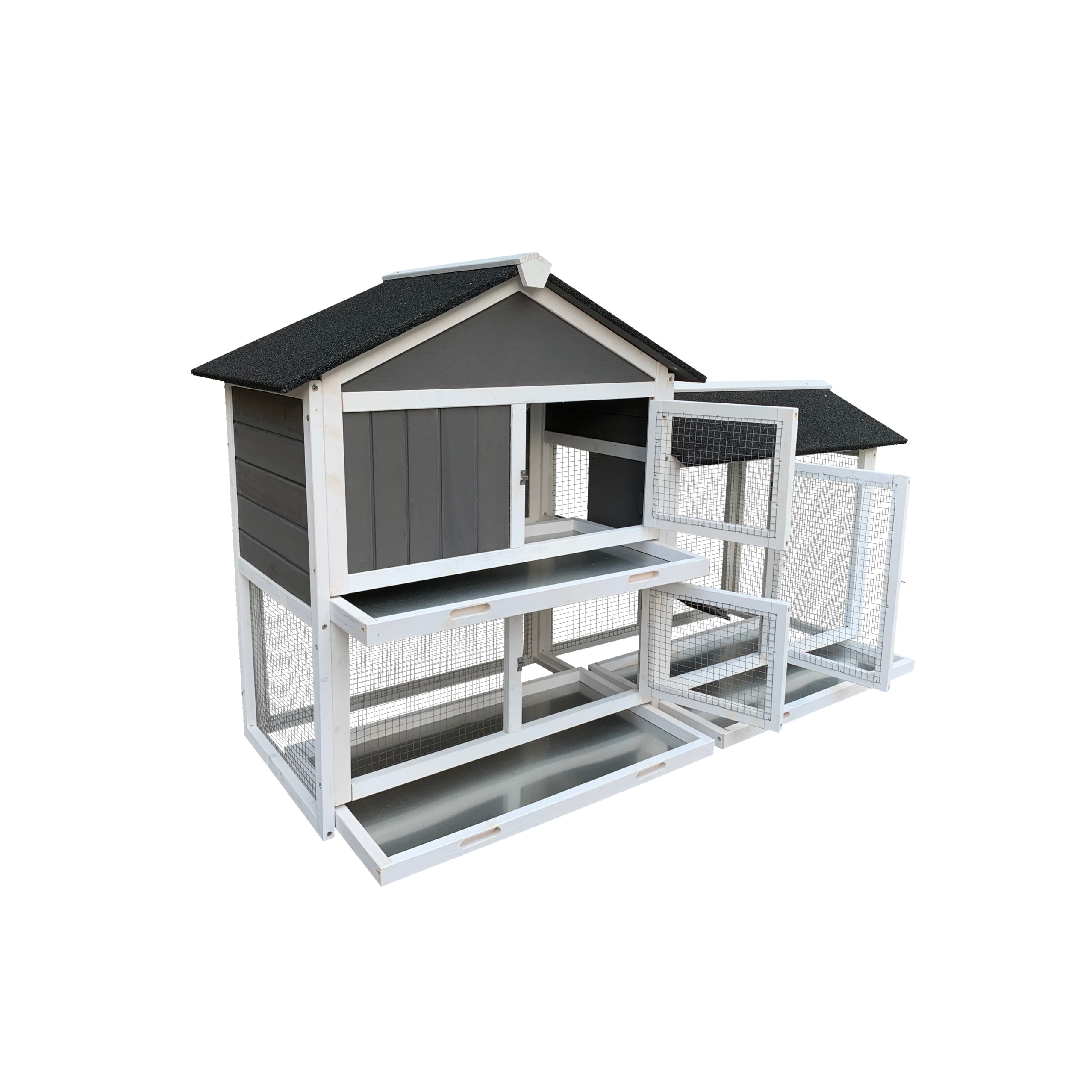 Kahomvis NH-QPW2-420 Chicken-Coops-Rabbit-Hutches - View #5