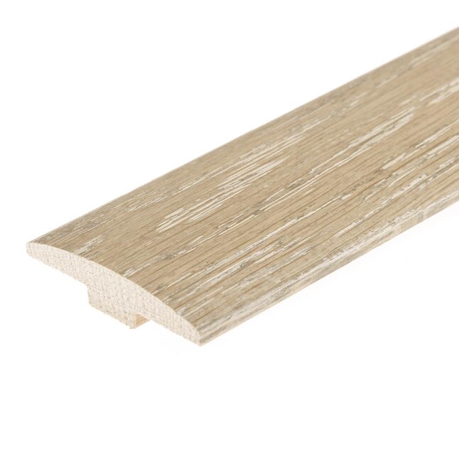 Flexco Mount Castle Seashell 0.46-in T x 2-in W x 78-in L Solid Wood Floor T-moulding Flexco Mount Castle Seashell 0.46-in T x 2-in W x 78-in L Solid Wood Floor T-moulding