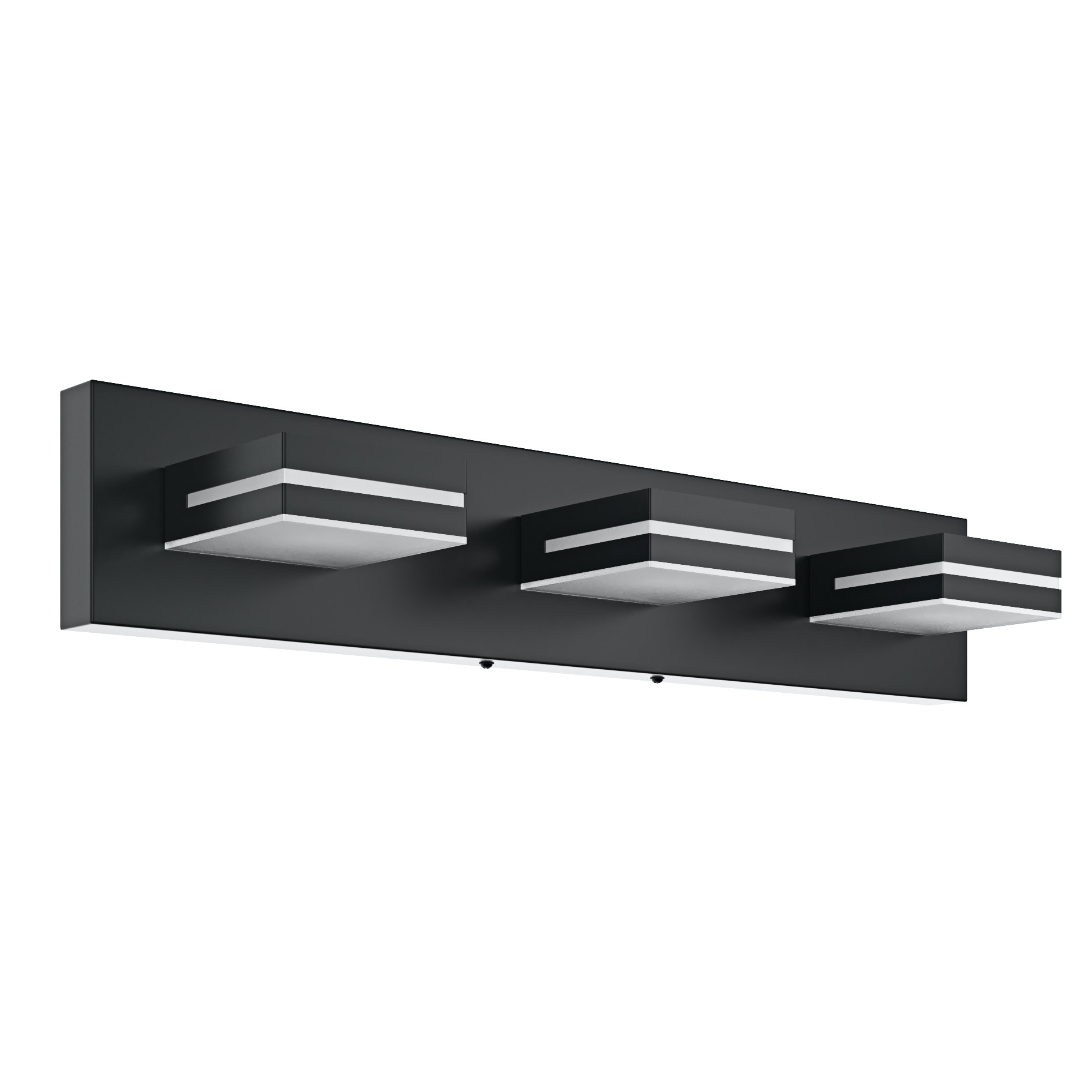 Aiwen 23.62in 3Light Black LED Modern/Contemporary Vanity Light in