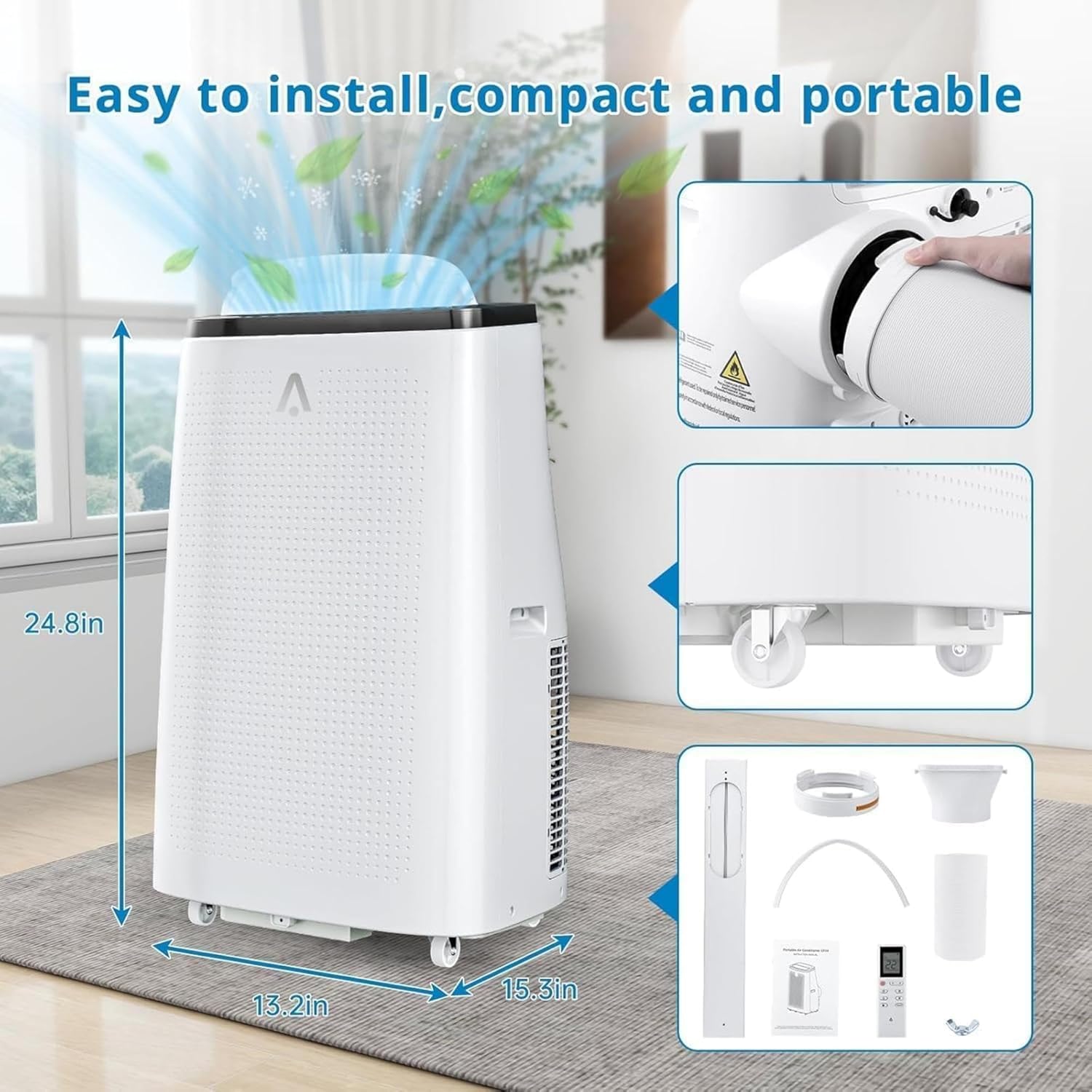 Qeetex BBJ-PHO0UIH6H5J Portable-Air-Conditioners - View #3
