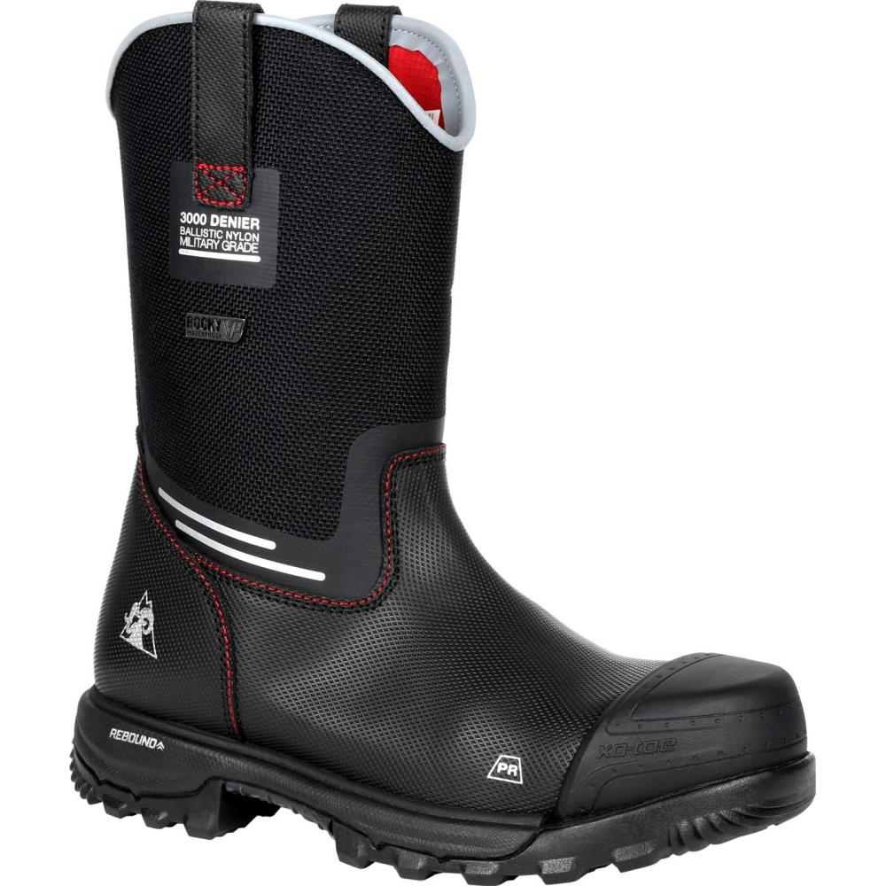 Rocky RKK0313  M  090 Men's Black Waterproof Boots Size: 9 Medium