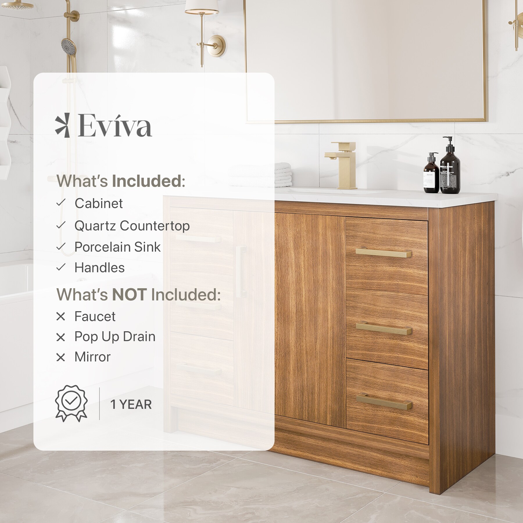 Eviva EVVN812-42X18WN Bath-Vanity-Combo - View #10