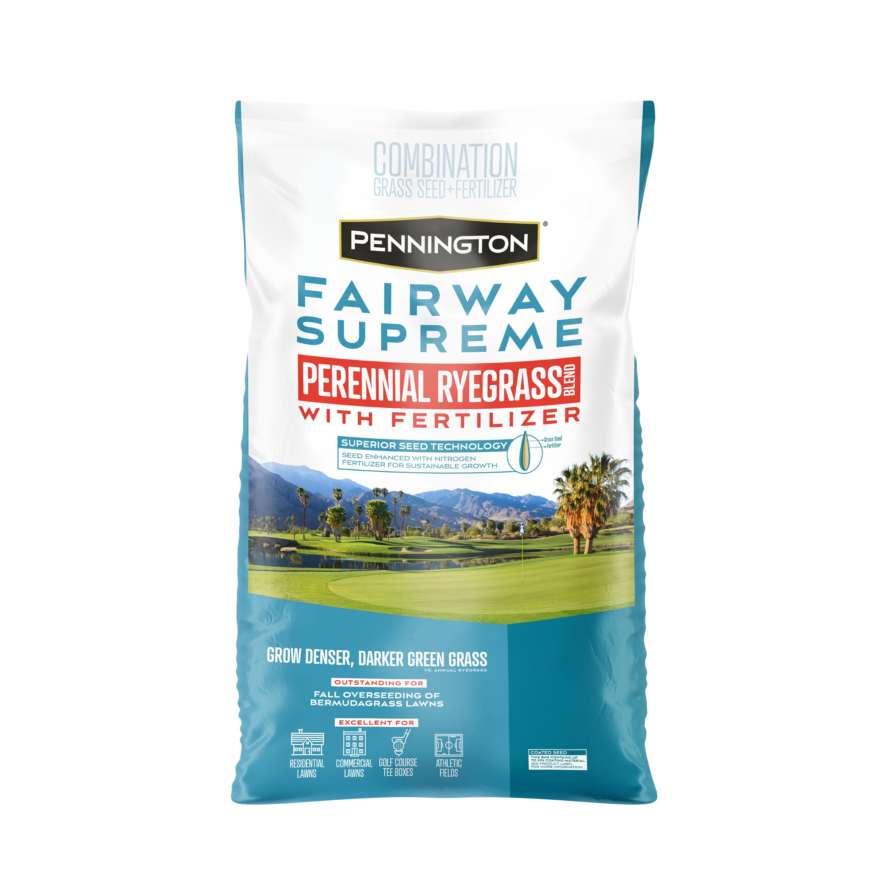 Pennington Fairway Supreme 25-lb Perennial Ryegrass Grass Seed