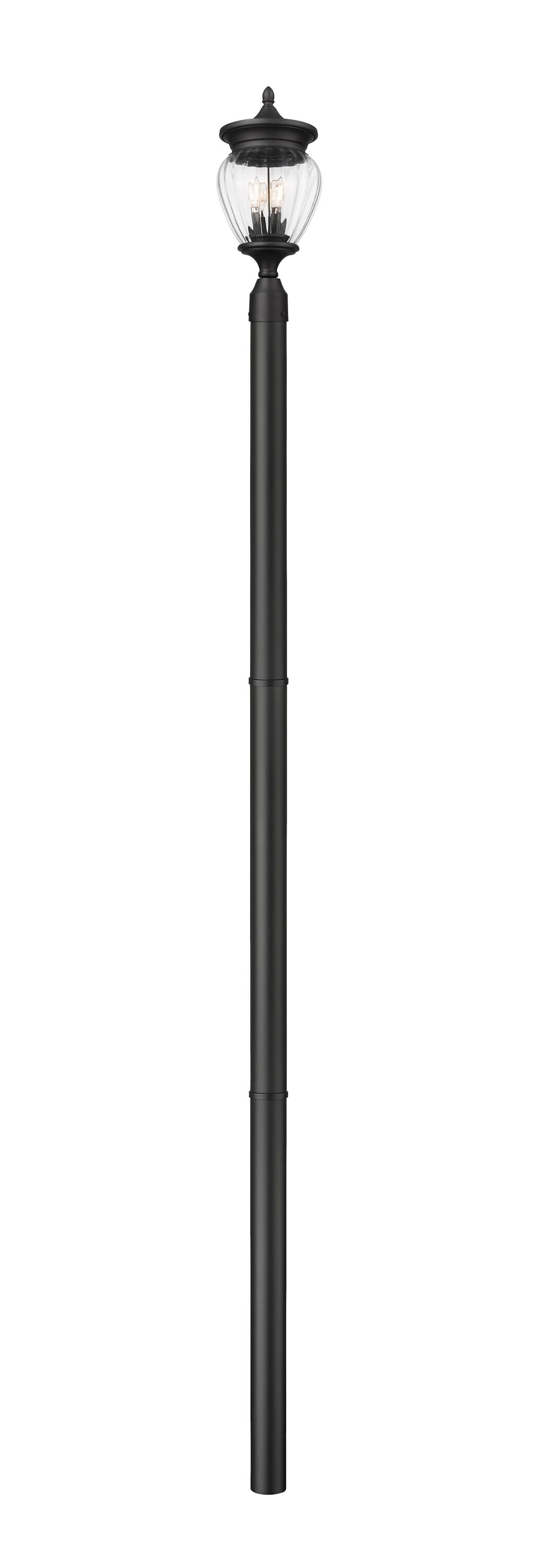 Z-Lite 5009P96-BK Outdoor Post 97-Inches H Black Hardwired Halogen Post light