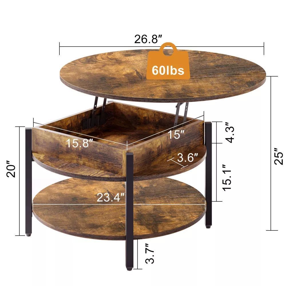 Aok Garden LWP-DF-CT007-RB Coffee-Tables - View #3