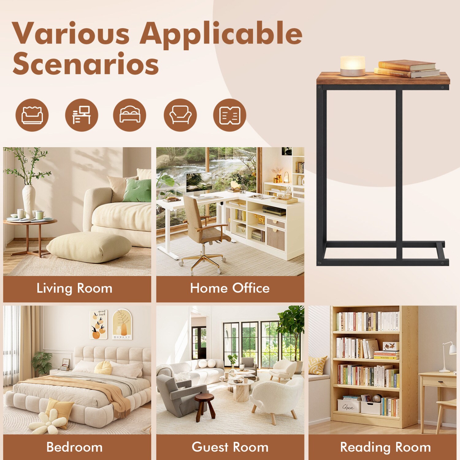 Volenca VOL-CLTEST End-Tables - View #4