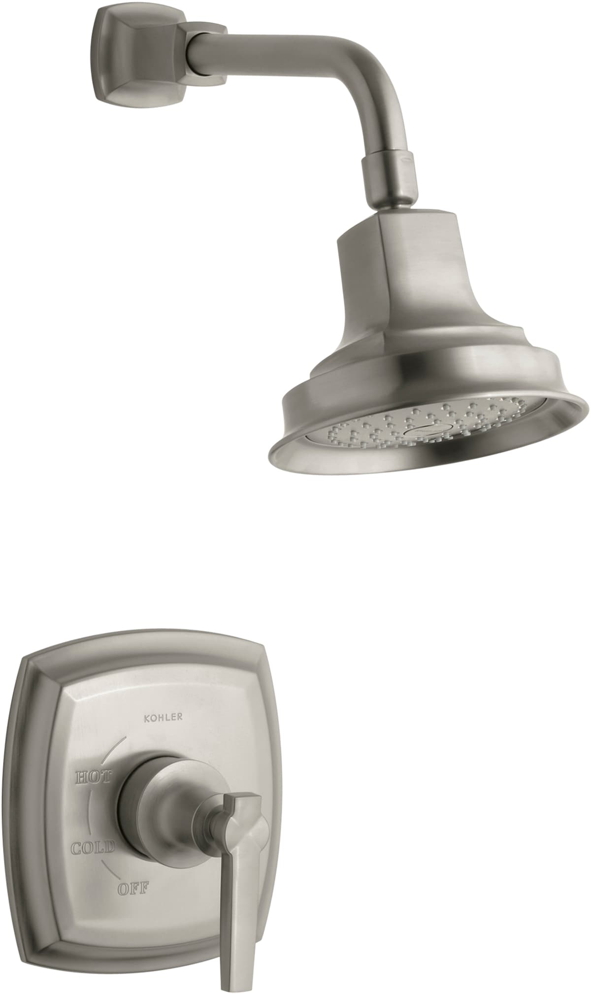 KOHLER TS16234-4-BN Margaux Vibrant Brushed Nickel 1-handle Single function Round Bathtub and shower Faucet