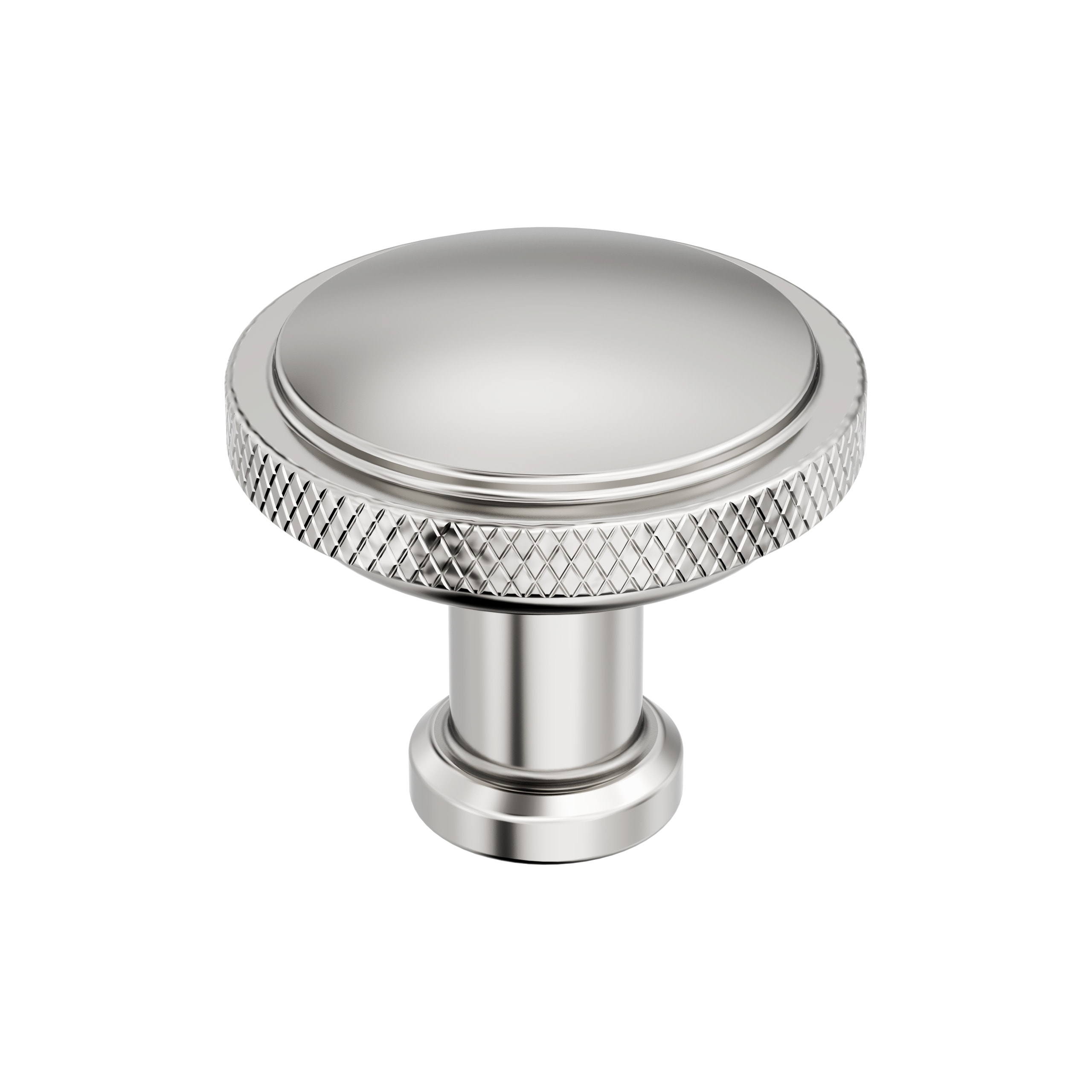 Amerock BP37740PN Faraday 1-1/4-in Polished Nickel Round Traditional Cabinet Knob