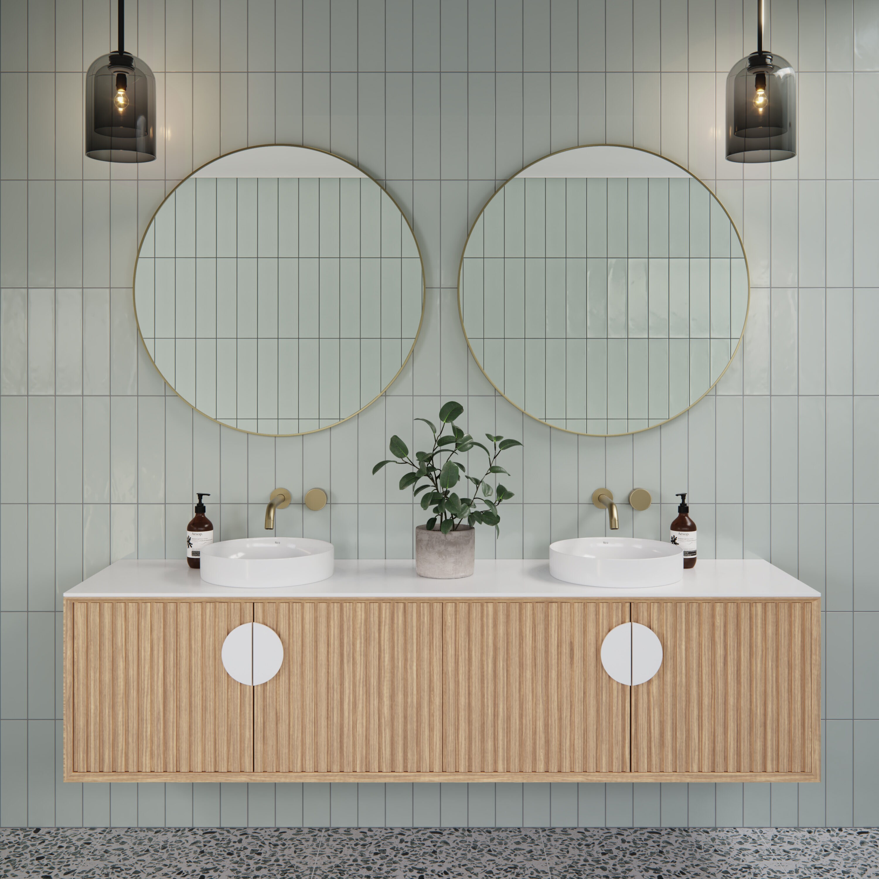 Glass Warehouse MF-R-32-SB Decor-Mirrors - View #3