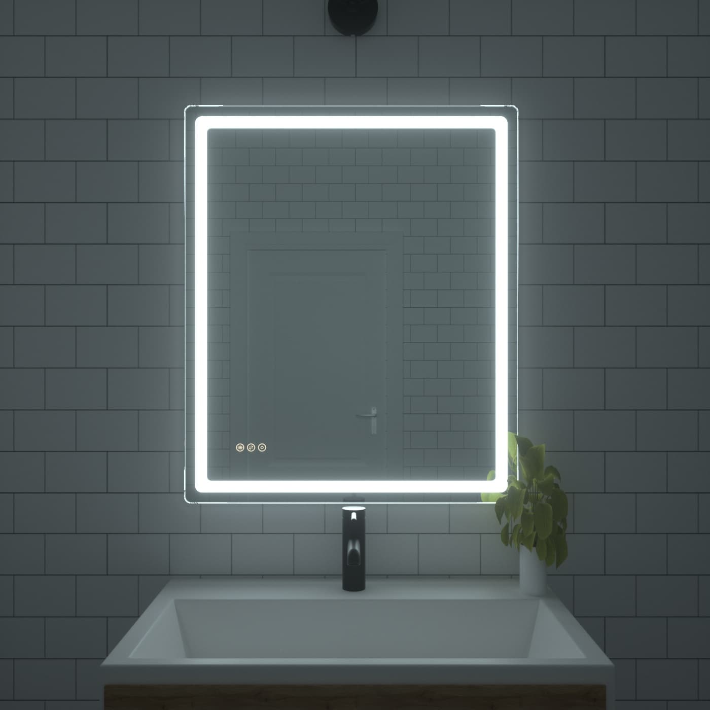 Bayfeve BFKF-3036U4-MIR Framed-Bath-Mirrors - View #14