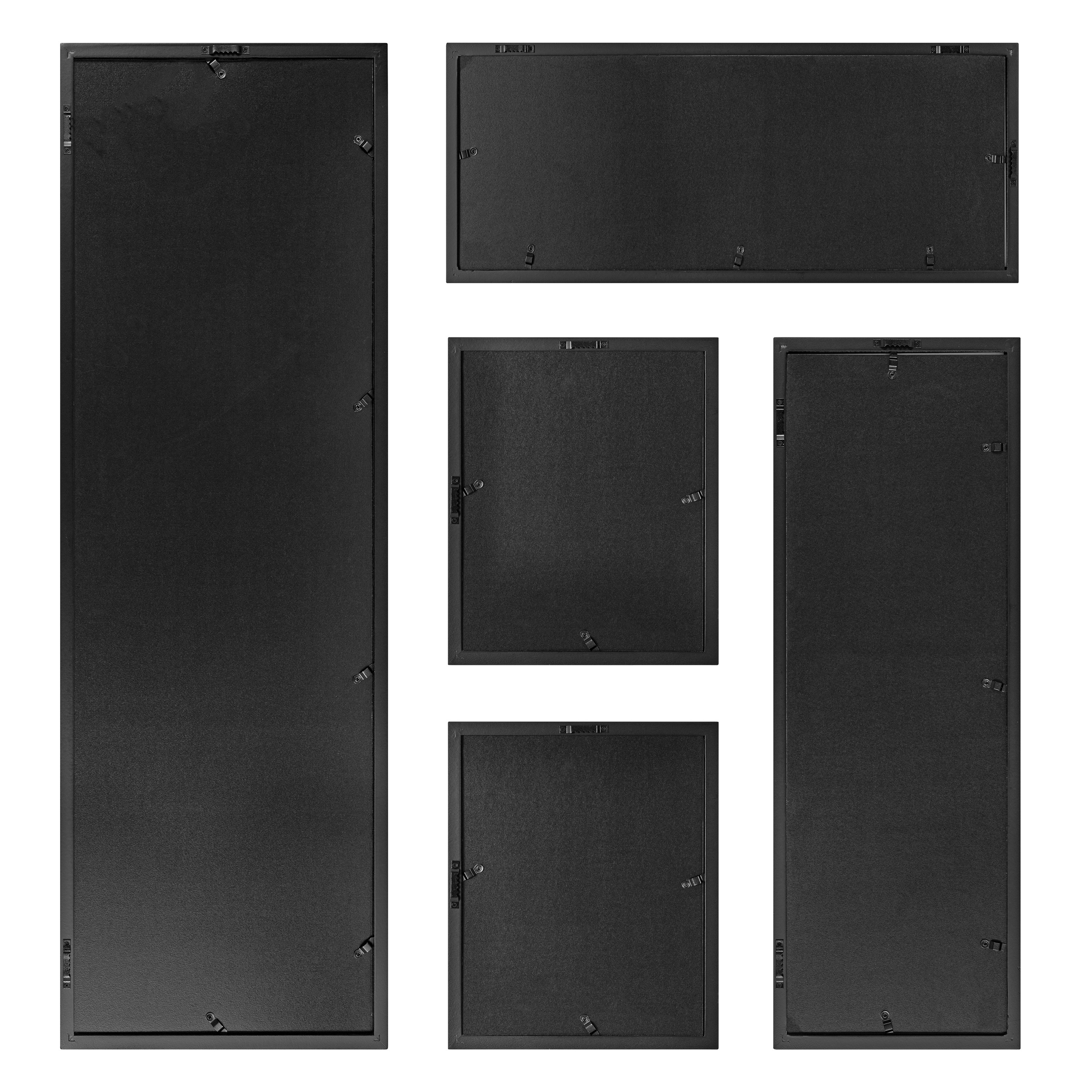 HAUS AND HUES 4 X 6 Picture Frame Wood Set of 1 4x6 Frame Black, 4 by 6  Picture Frame, Black Photo Frame 4x6, Wall Frame 4x6 