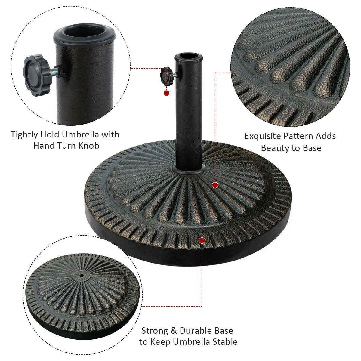 Clihome CWCH-OP3888 Umbrella-Bases - View #7