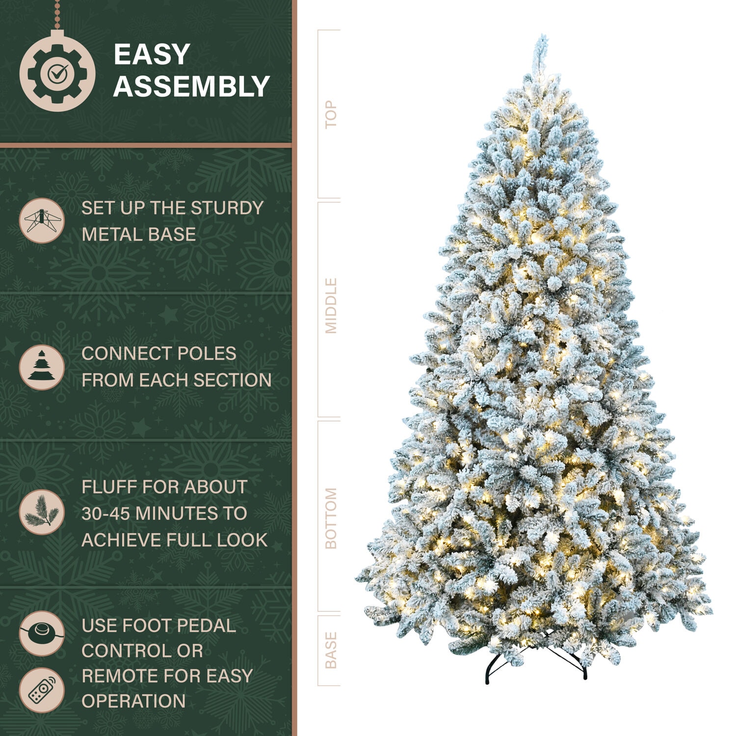 Fraser Hill Farm FFWP075-5SN Artificial-Christmas-Trees - View #6