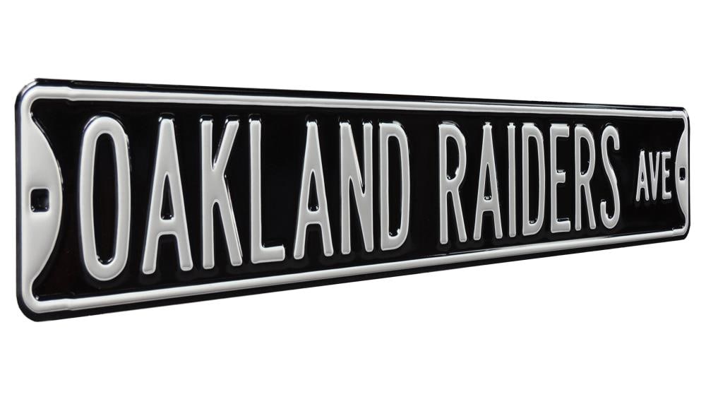 Authentic Street Signs Oakland Raiders 17-in x 16-in Metal Blank