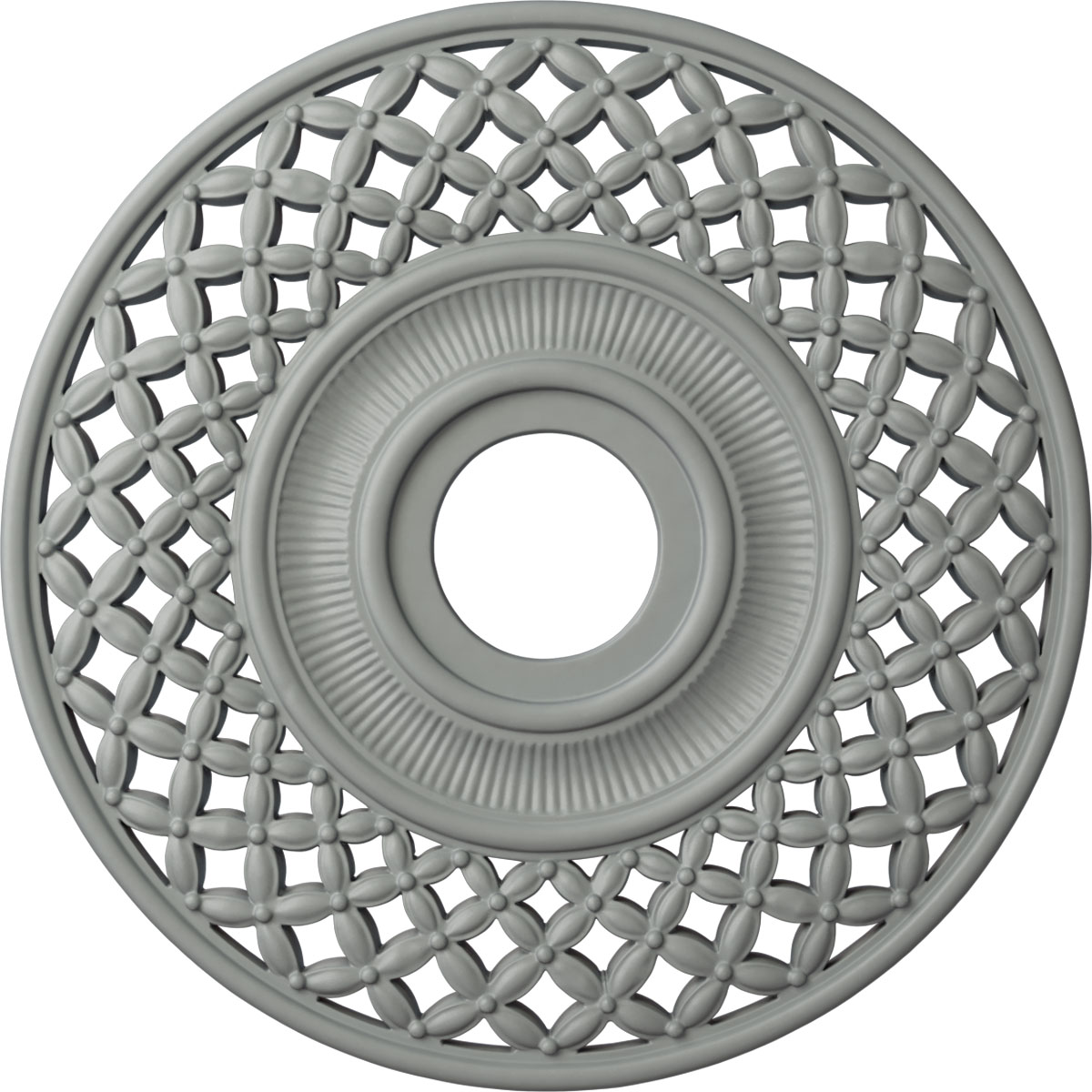 Ekena Millwork CM22RB Robin 22.25-Inches W x 22.25-Inches L Architectural Primed Polyurethane Whole Ceiling Medallion