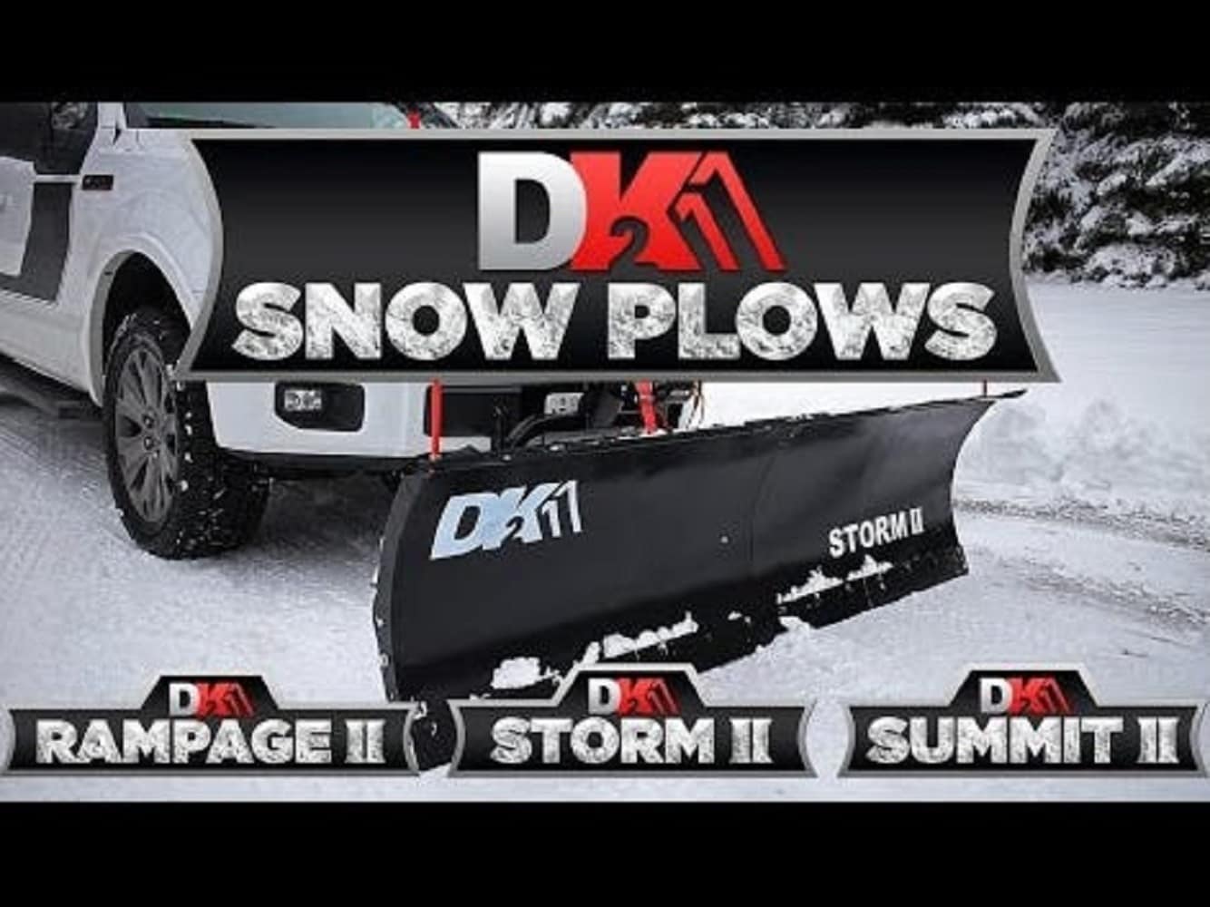DK2 Rampage 82-in W x 19-in H Steel Snow Plow in the Snow Plows department  at