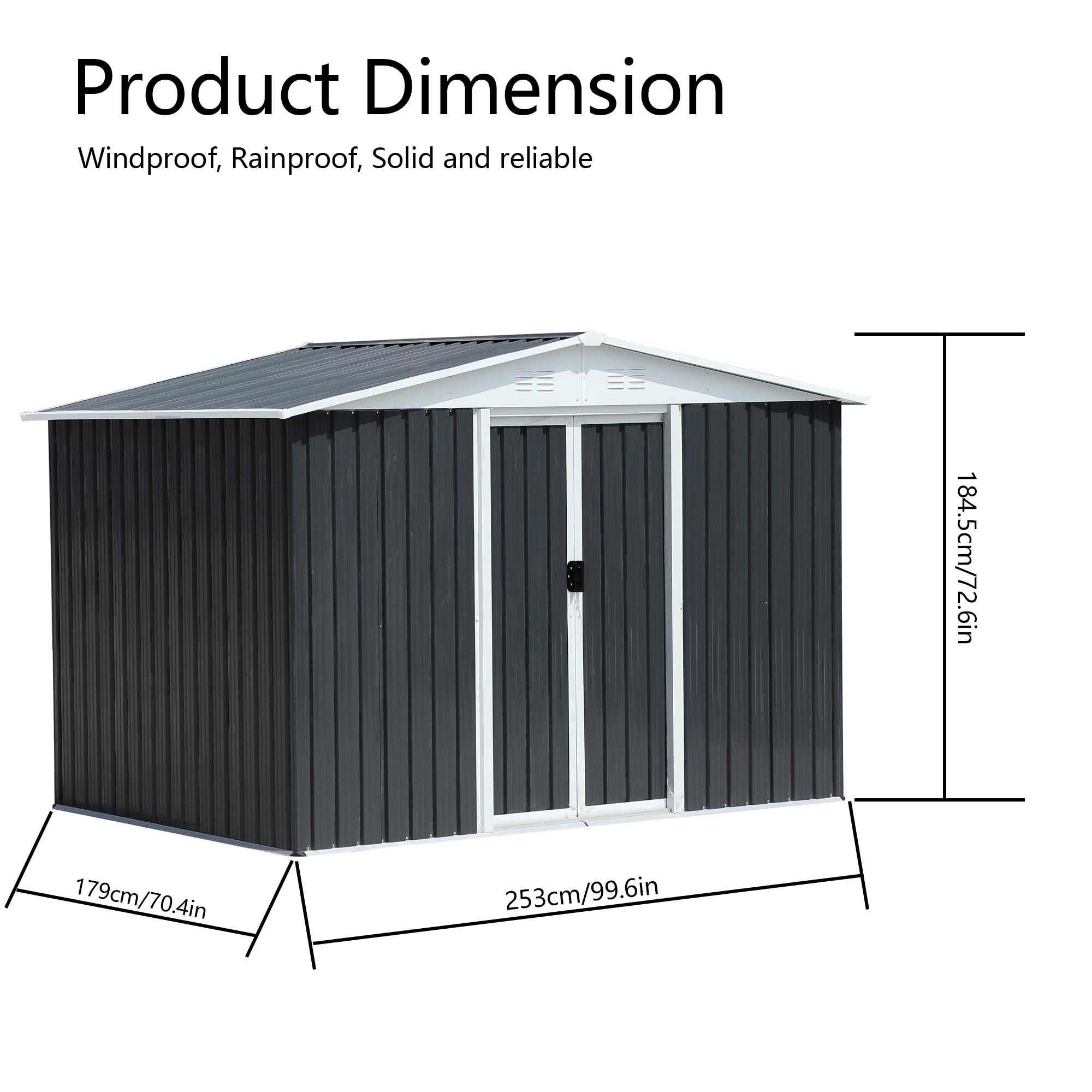 Bayfeve BF-279401-SD Metal-Storage-Buildings-Sheds - View #6