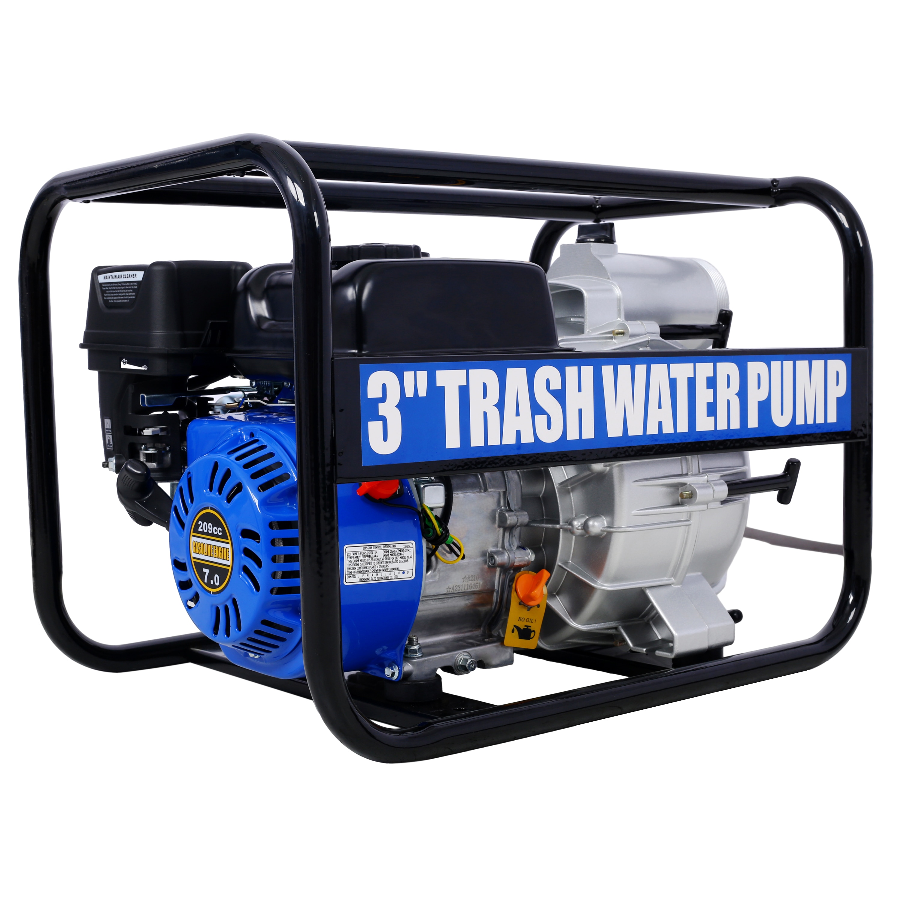 EXTRAUP YHLW465134909 7-HP 264-Gallon Stainless steel Trash pump