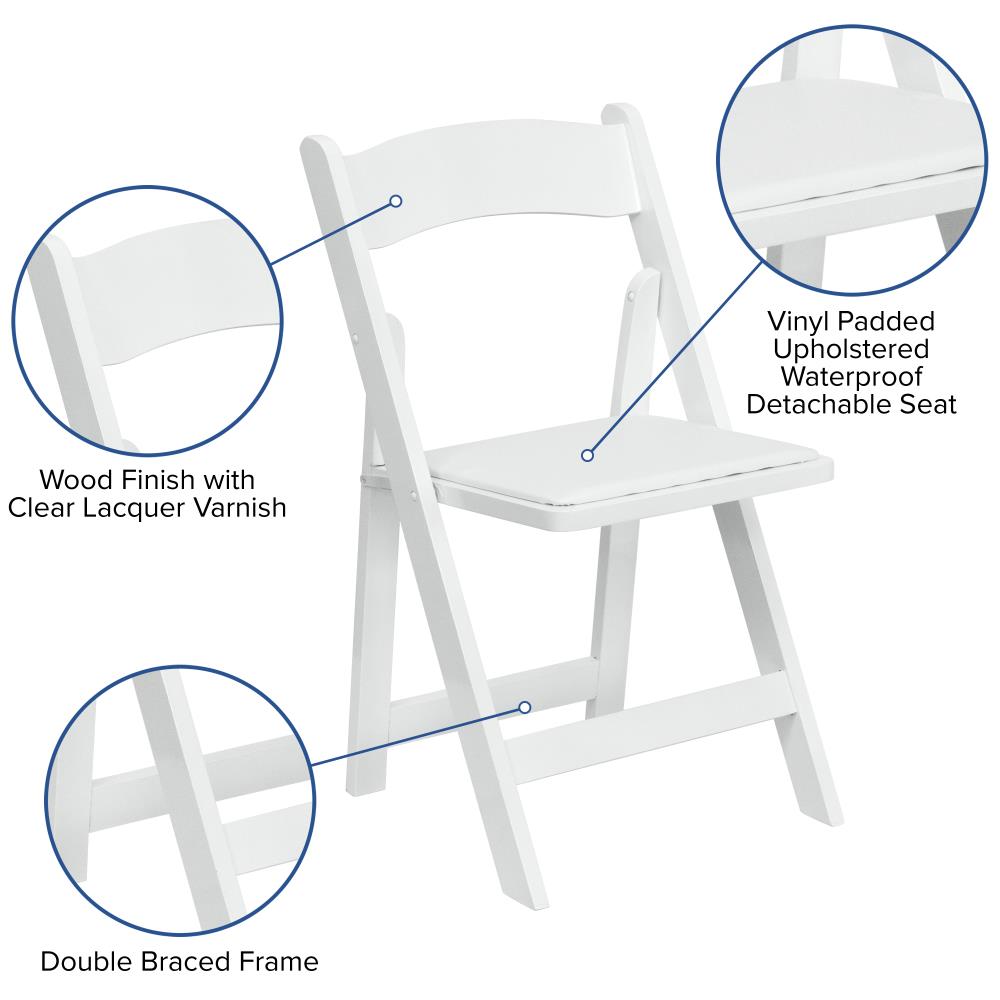 white padded chairs for sale - OFF-54% > Shipping free