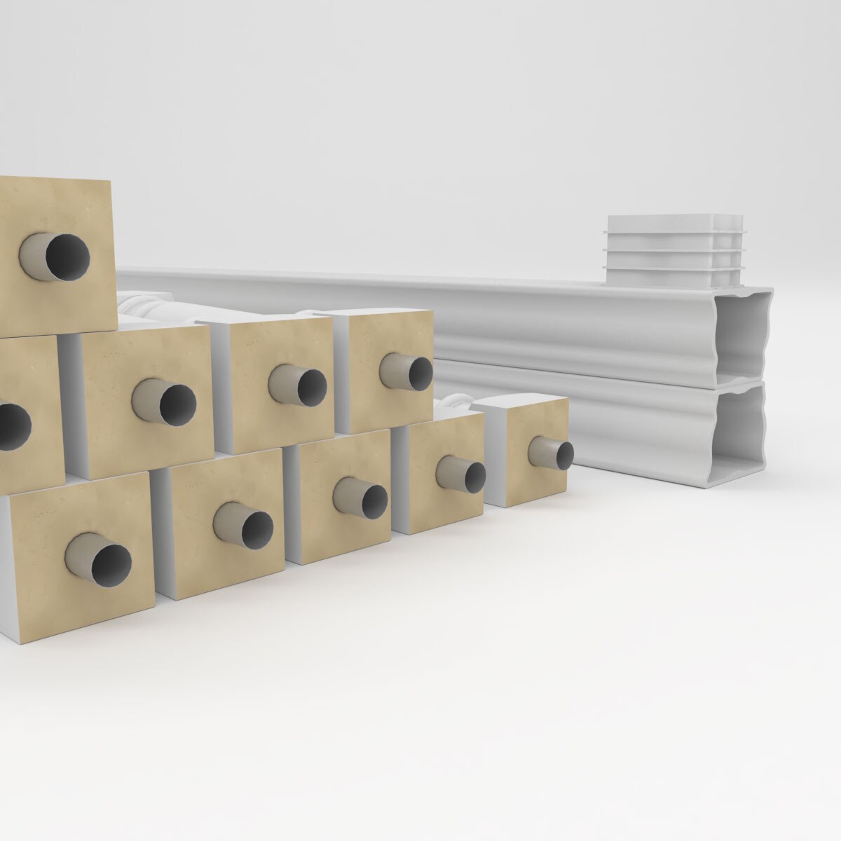 Ekena Millwork BALK40X072WED railings - View #6