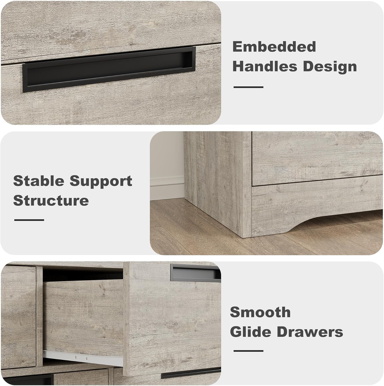 Qeetex LSDIBPHK338W6WKL dressers - View #3