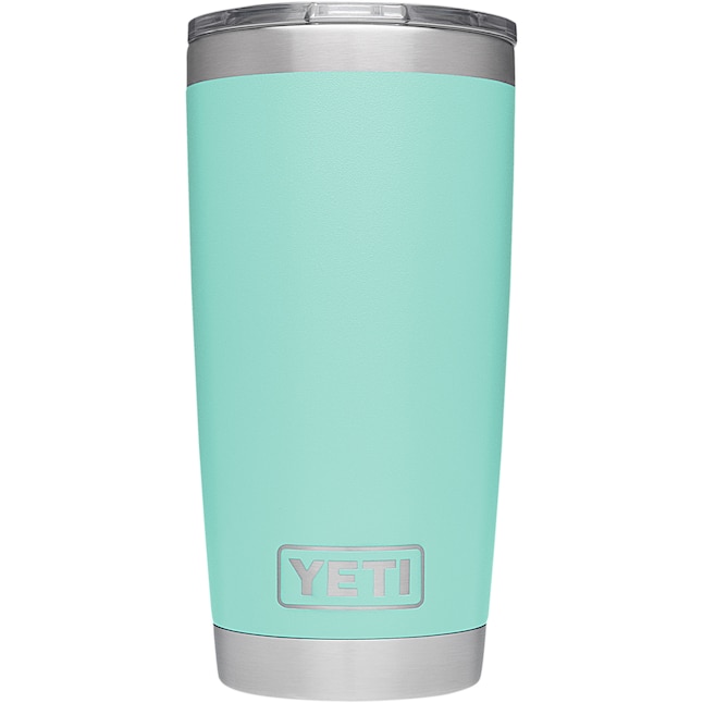 YETI Rambler 20-fl oz Stainless Steel Tumbler with MagSlider Lid, Seafoam in  the Water Bottles & Mugs department at Lowes.com