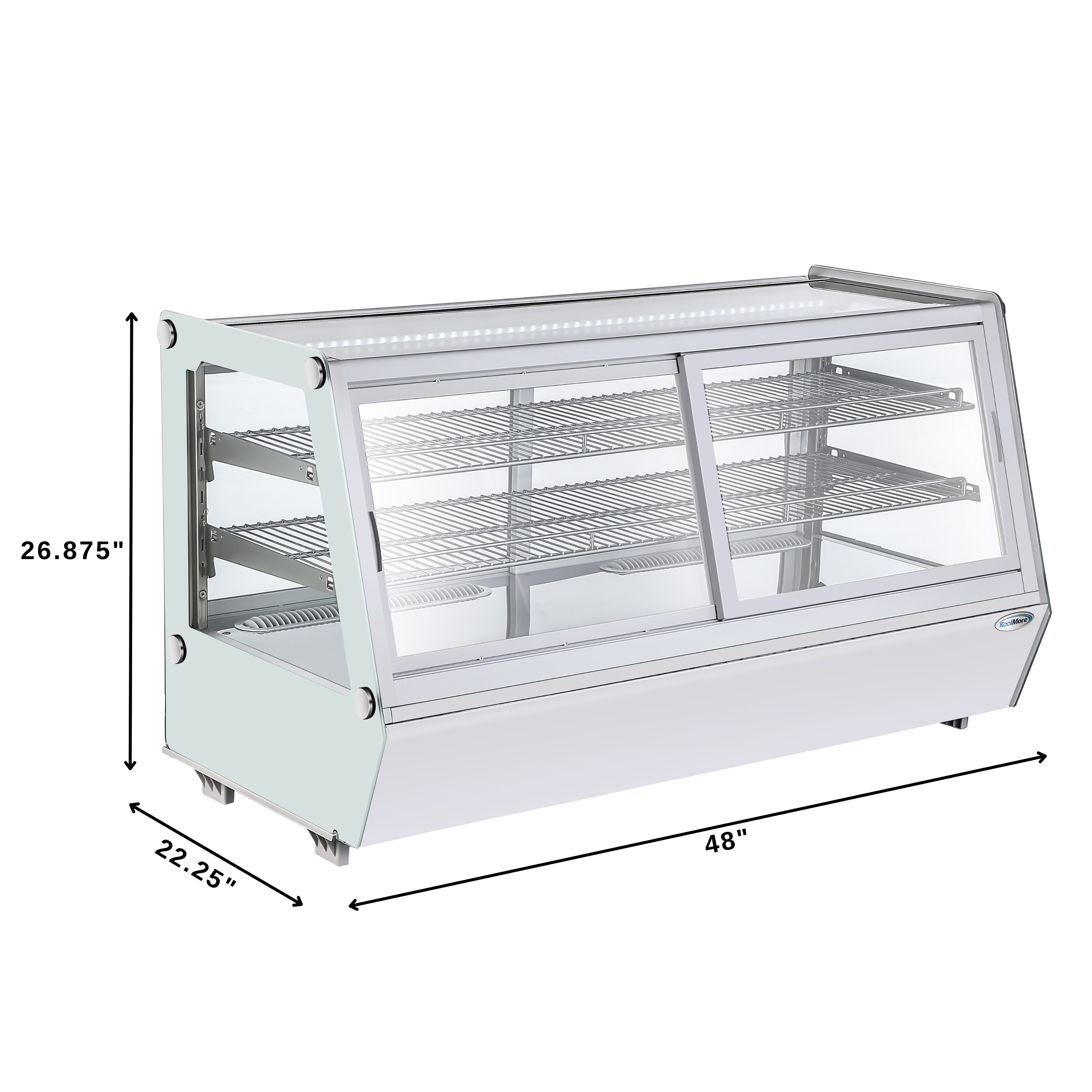 KoolMore LOW-CDC-250-WH Commercial-Refrigerators - View #3