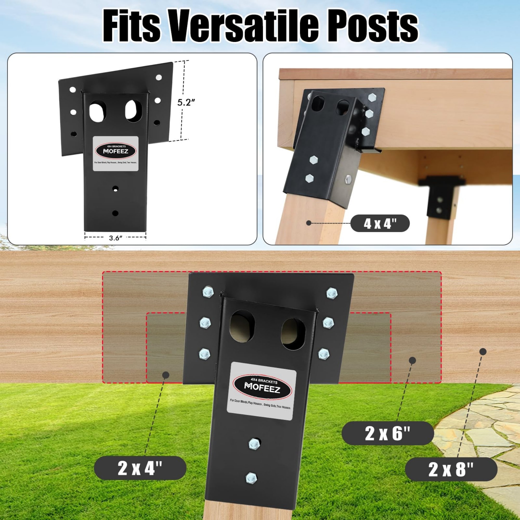 Wudkey L4-DD8H7R Mending-Plates-Brackets-Braces - View #5