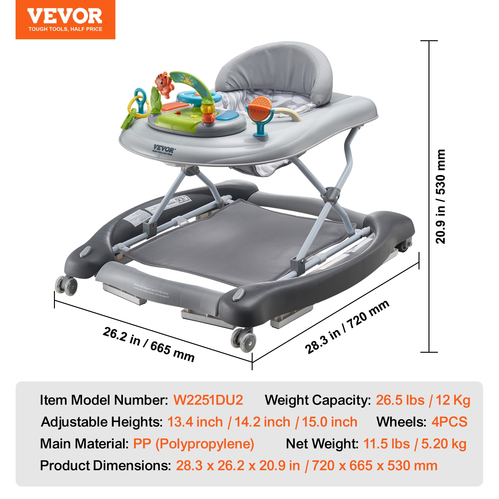 VEVOR YDSXBCHSGYBZ65FD5V9 Play-Toys - View #7