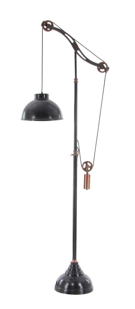 Black Swing Arm Floor Lamp, Pulley Table Lamp Uk