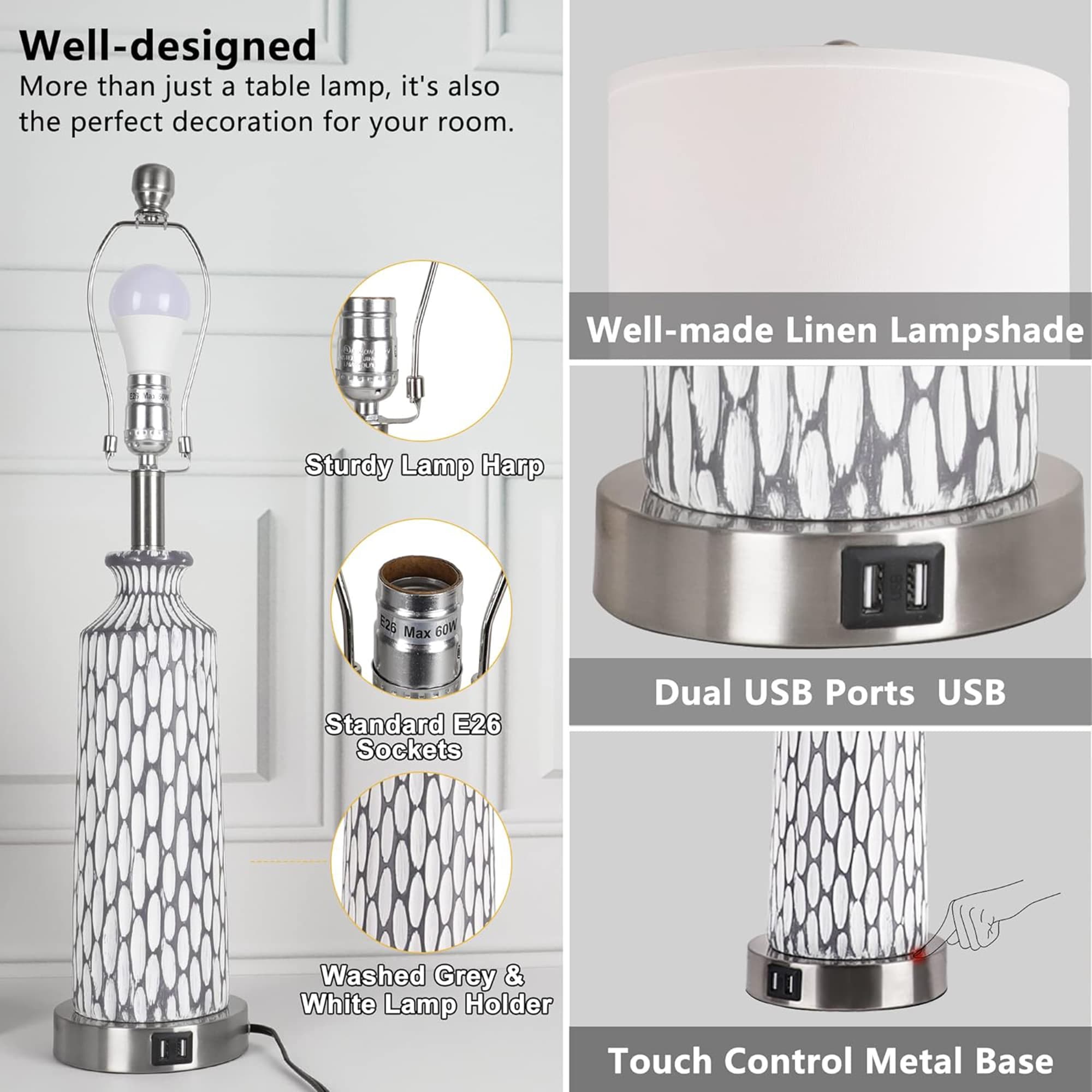 LETILY UO8TLTCS Table-Lamps - View #3