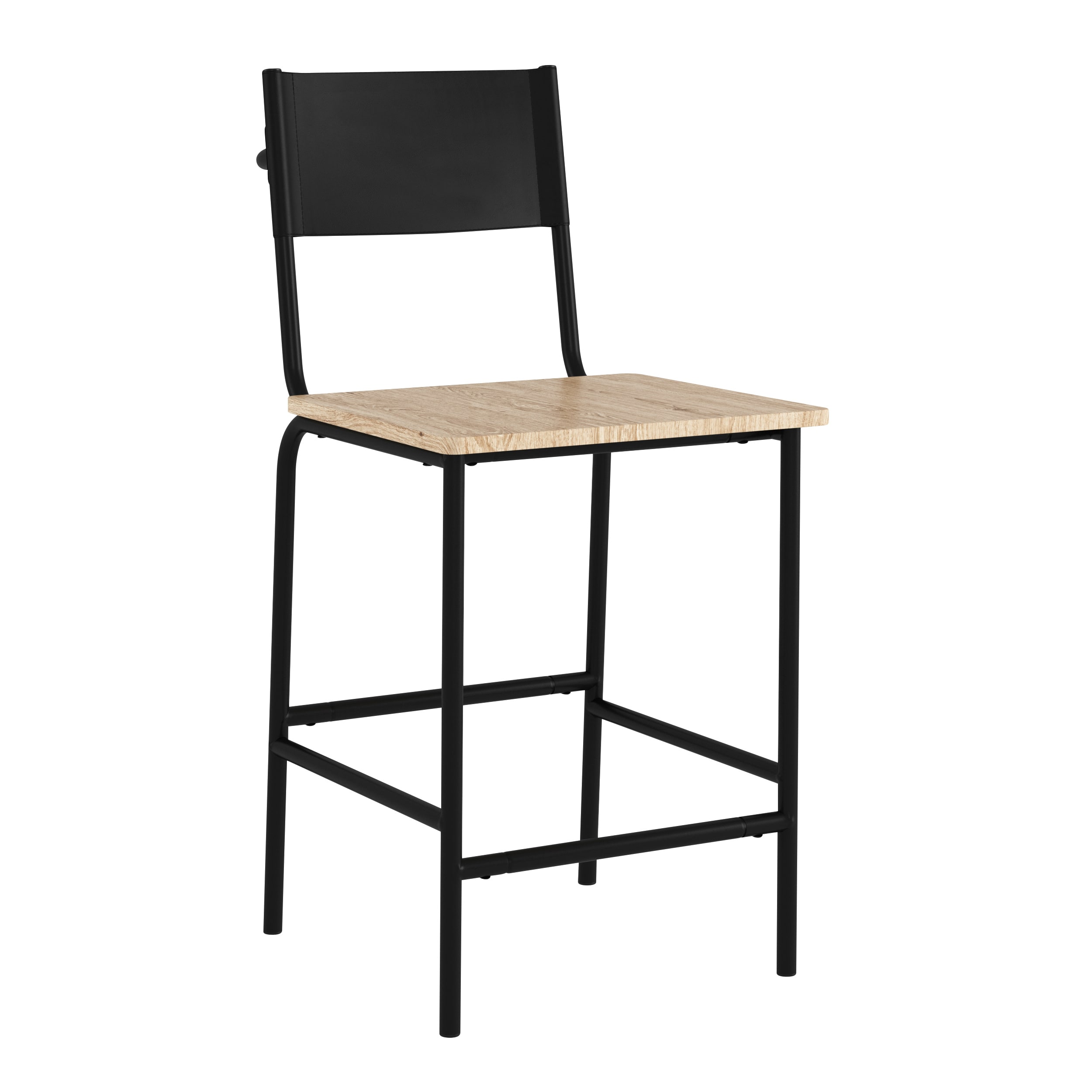 Clihome W50-ZO-0487 Set of Counter-height Stool Casual Dining side chair ( Metal Frame )