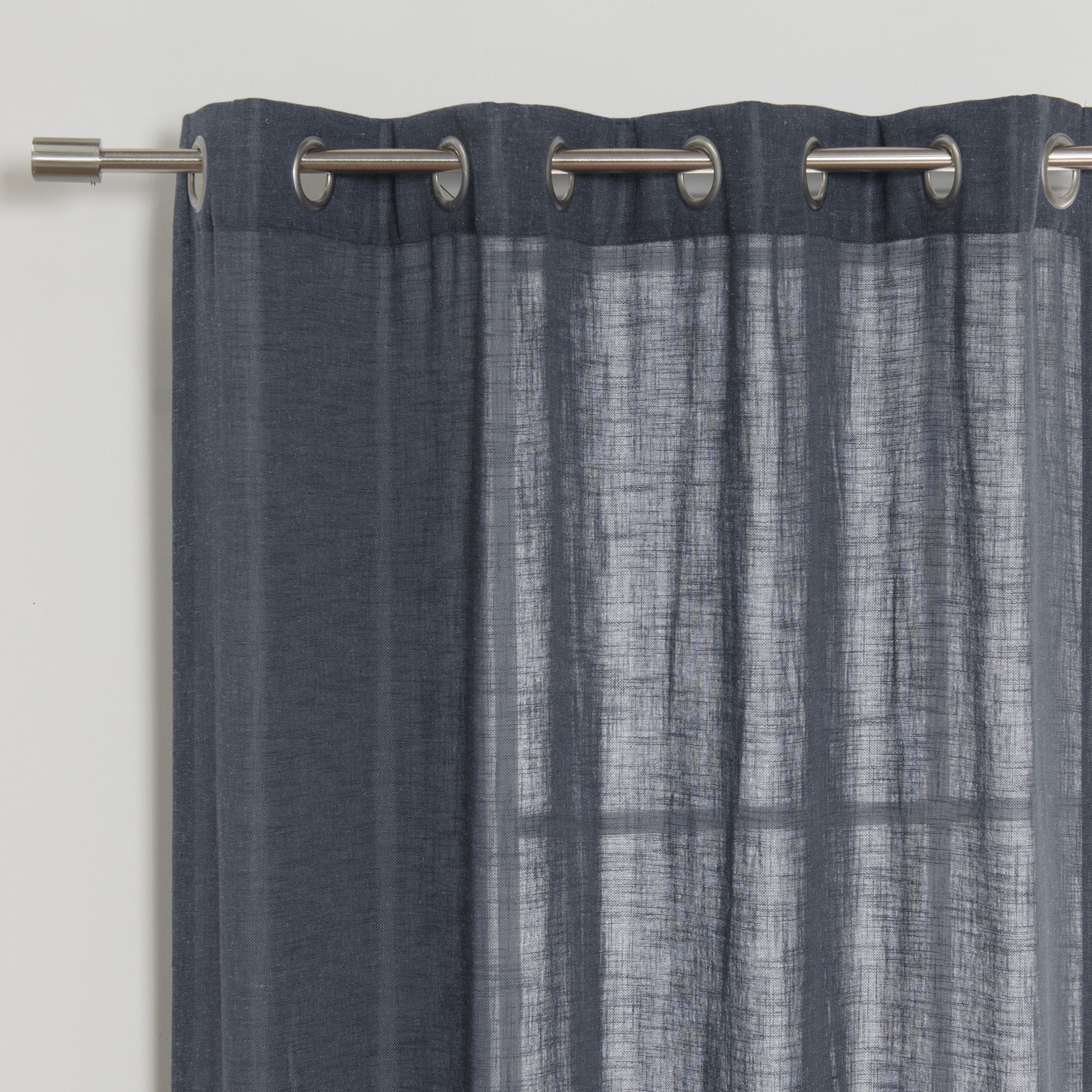 Best Home Fashion JC-GR-FAUXLIN-84-IND curtains - View #4