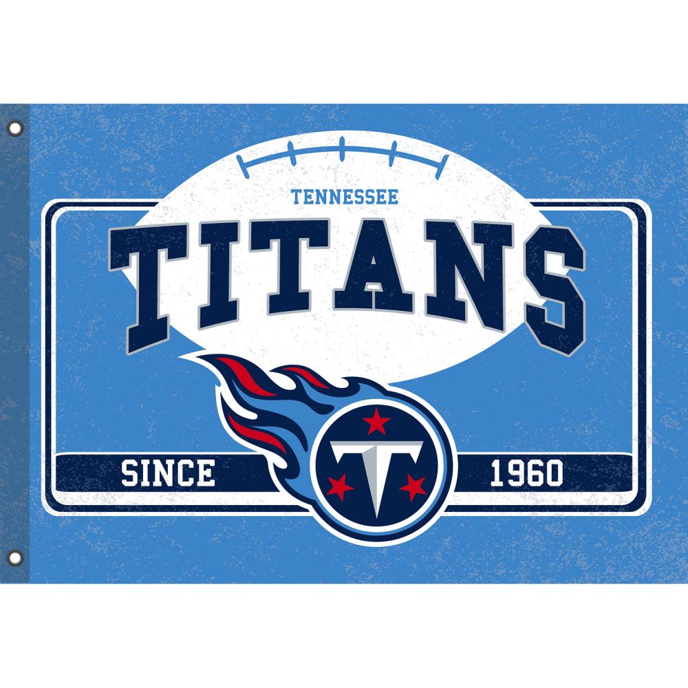 Team Sports America 3-ft W x 4.3-ft H Tennessee State Titans Flag at