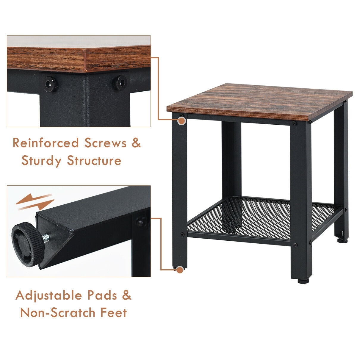 Sumyeg WF-HW61493BK-LA End-Tables - View #3