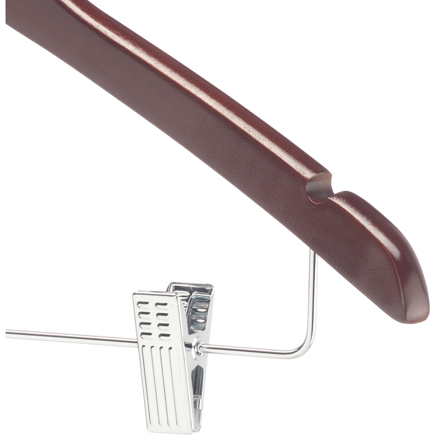 Whitmor 100 -Pack Wood Clothing Hanger ( Mahogany ) in the