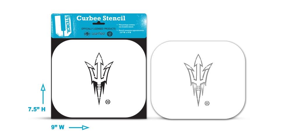 U-Stencil ASUOOS-603 Arizona State Pitchfork Curbee Stencil