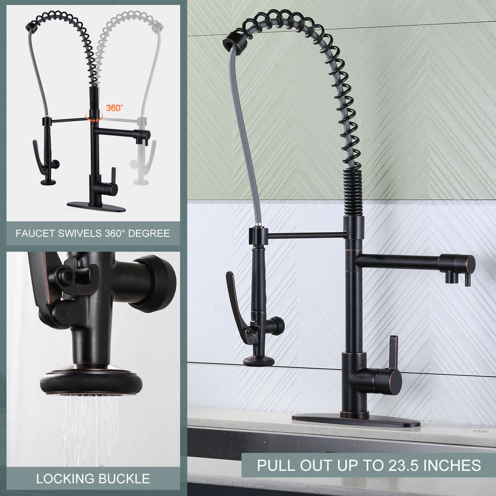 ALEASHA AL-1A20RB Kitchen-Faucets - View #4