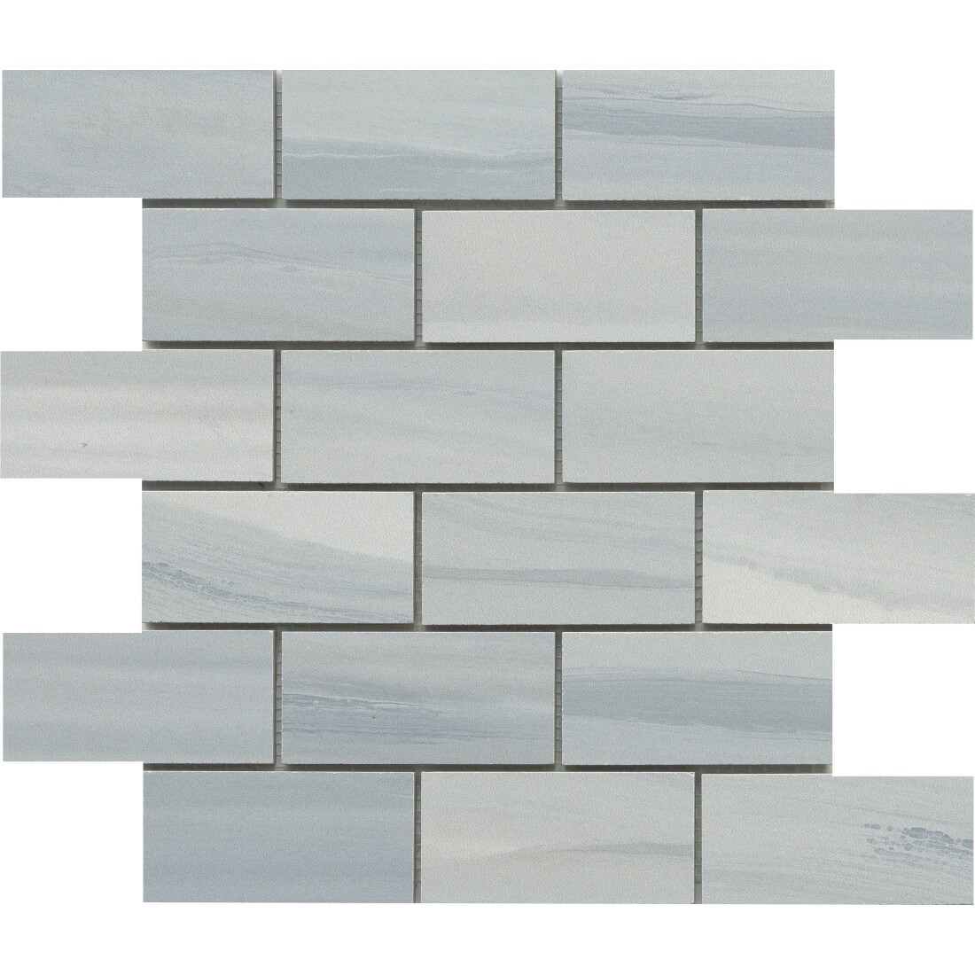 Emser F49NOVAGR1212MOF Nova Gray 12-in x 12-in Matte Porcelain Brick Patterned Floor and Wall Tile (3.88-sq. ft/ Carton)