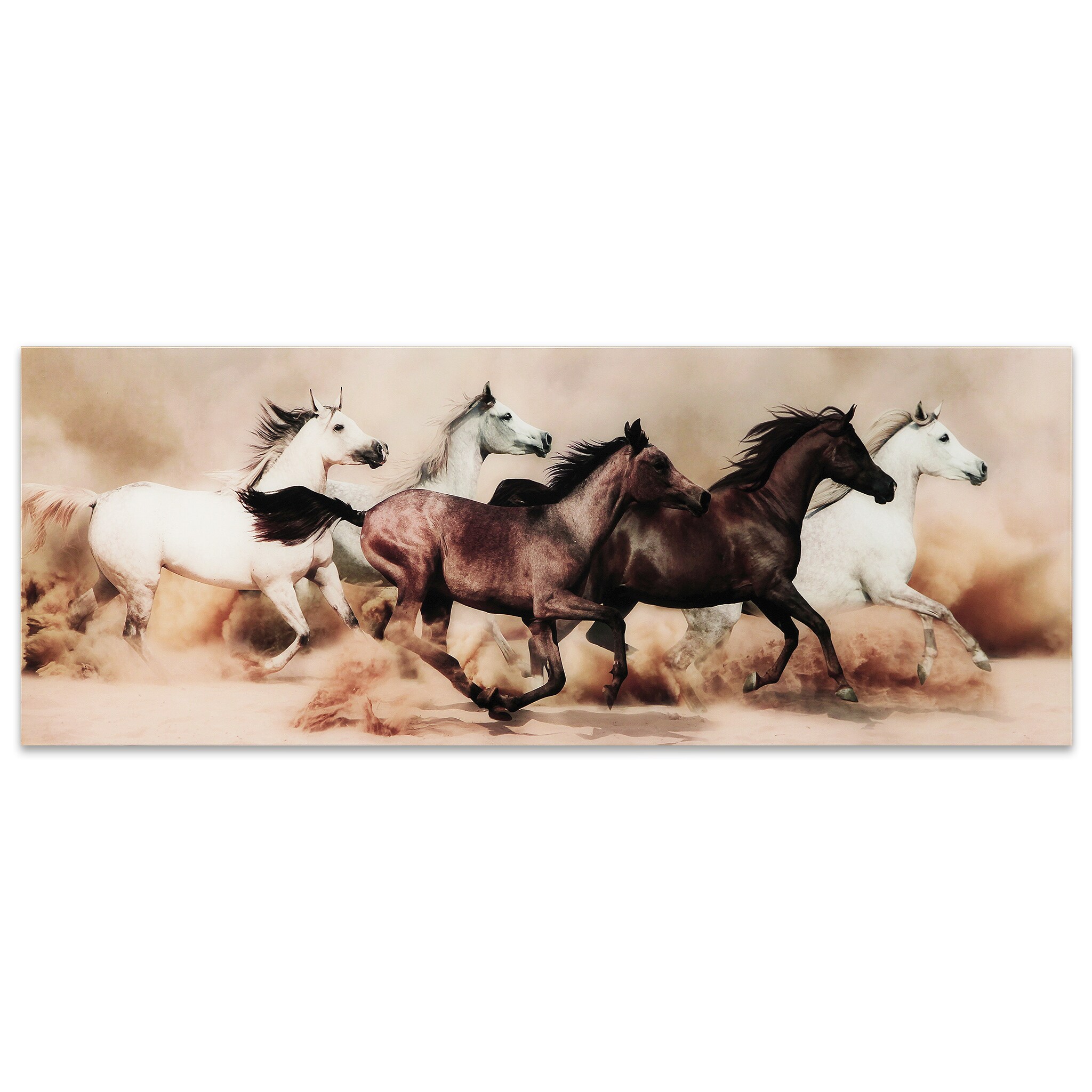 Sunset Dallas Cowboy with Horse Shower Curtain Set - 4 Pcs