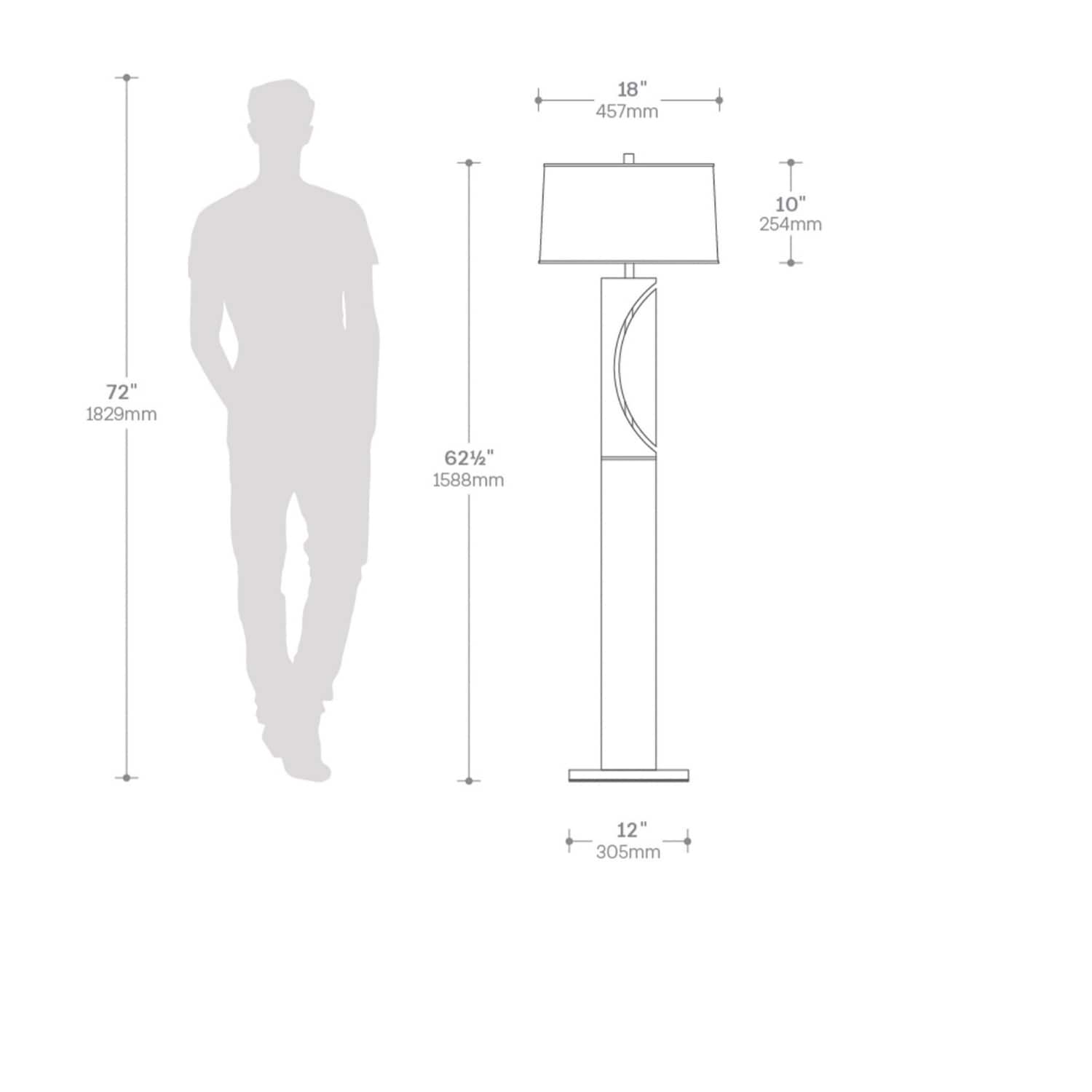 NOVA of California 1736 floorlamps - View #4