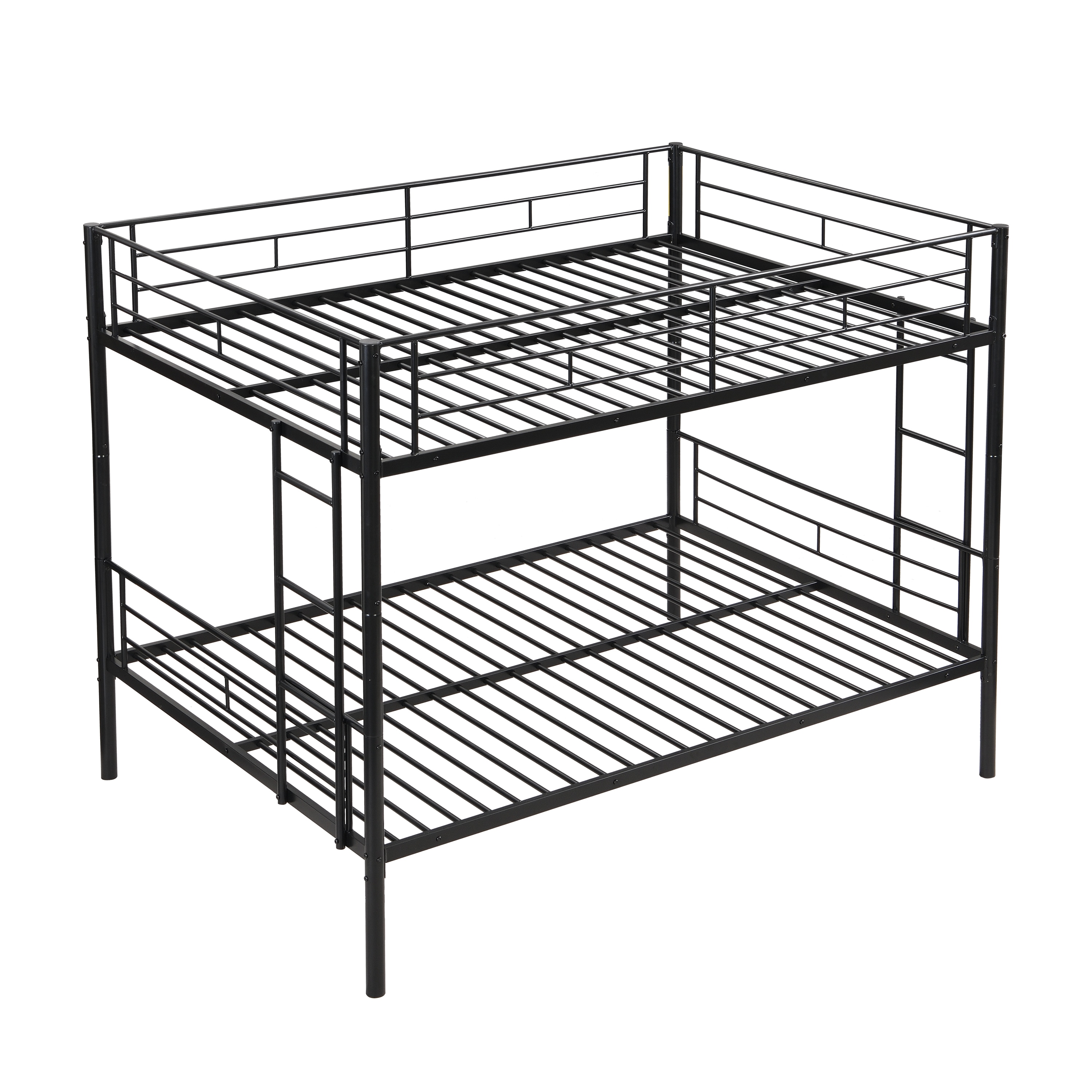 Tatayosi JJ-311S00050 Full Over Full Metal Bunk Bed No Box Spring Needed Easy Assemble